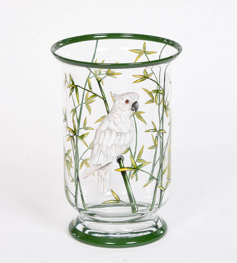 Cockatoo Hurricane Lamp