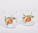 Lemon and  Orange Tumblers and Jug