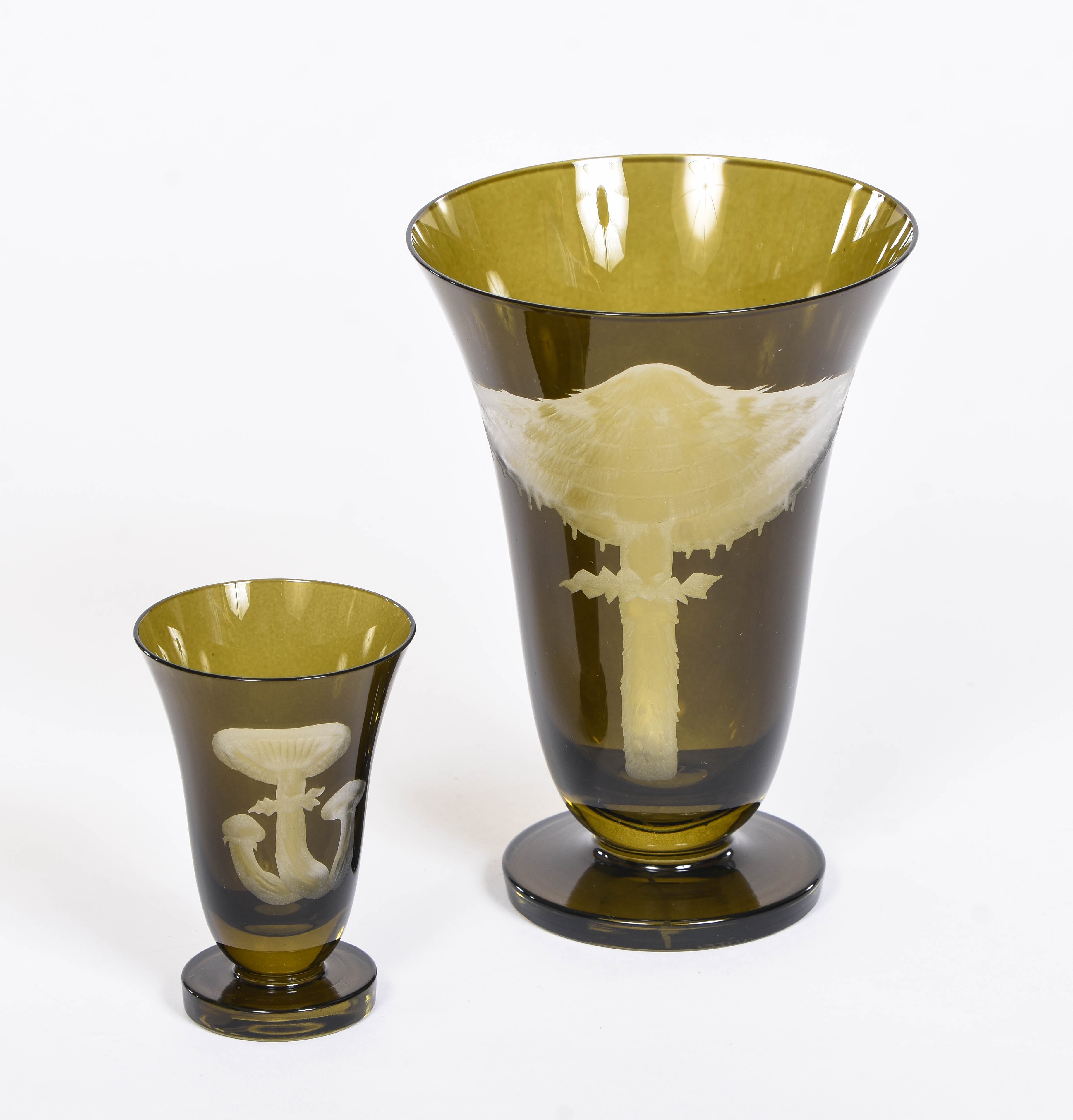 Mushroom Liqueur Glasses Set Of 6