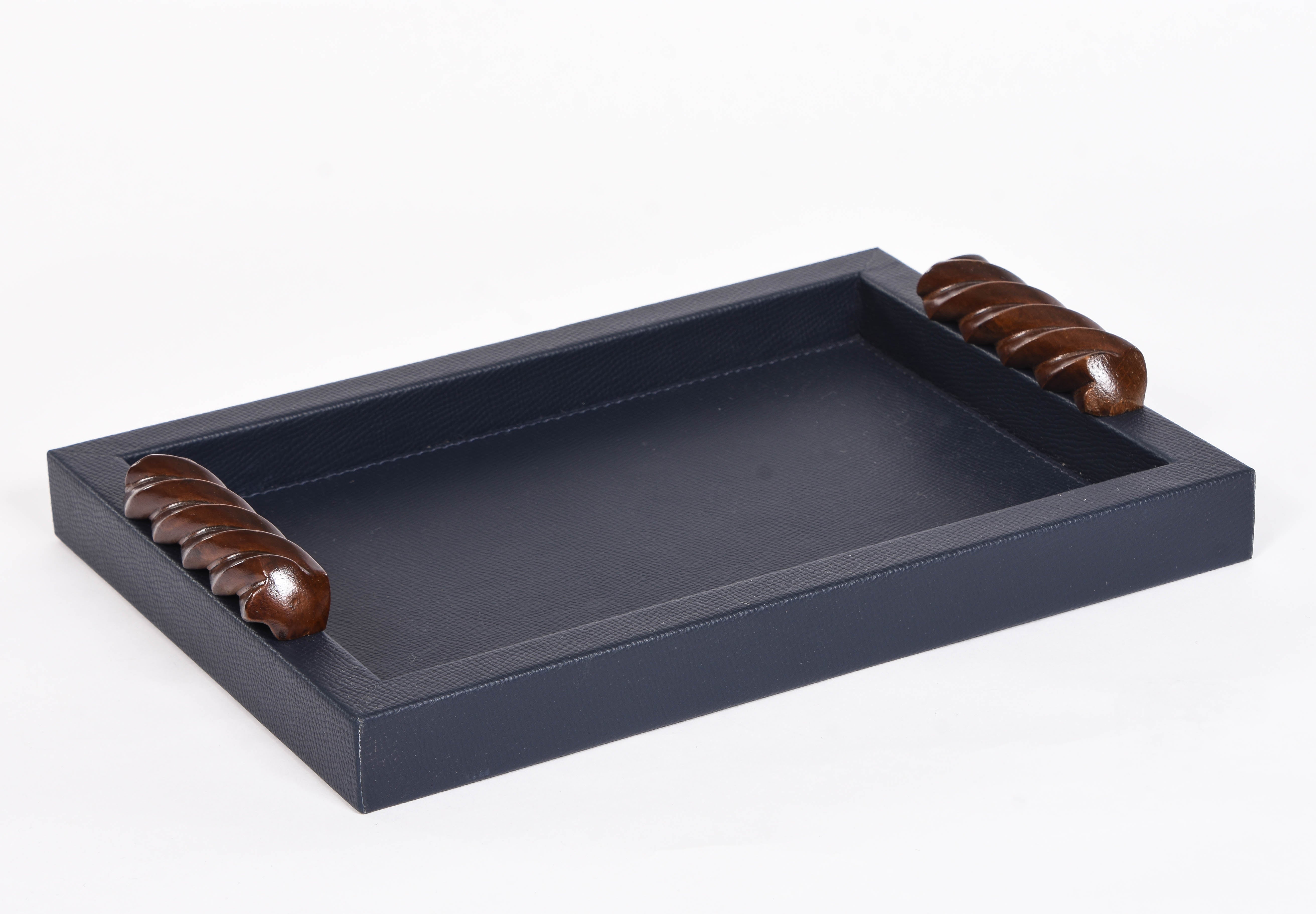 Tray with Wooden Handles