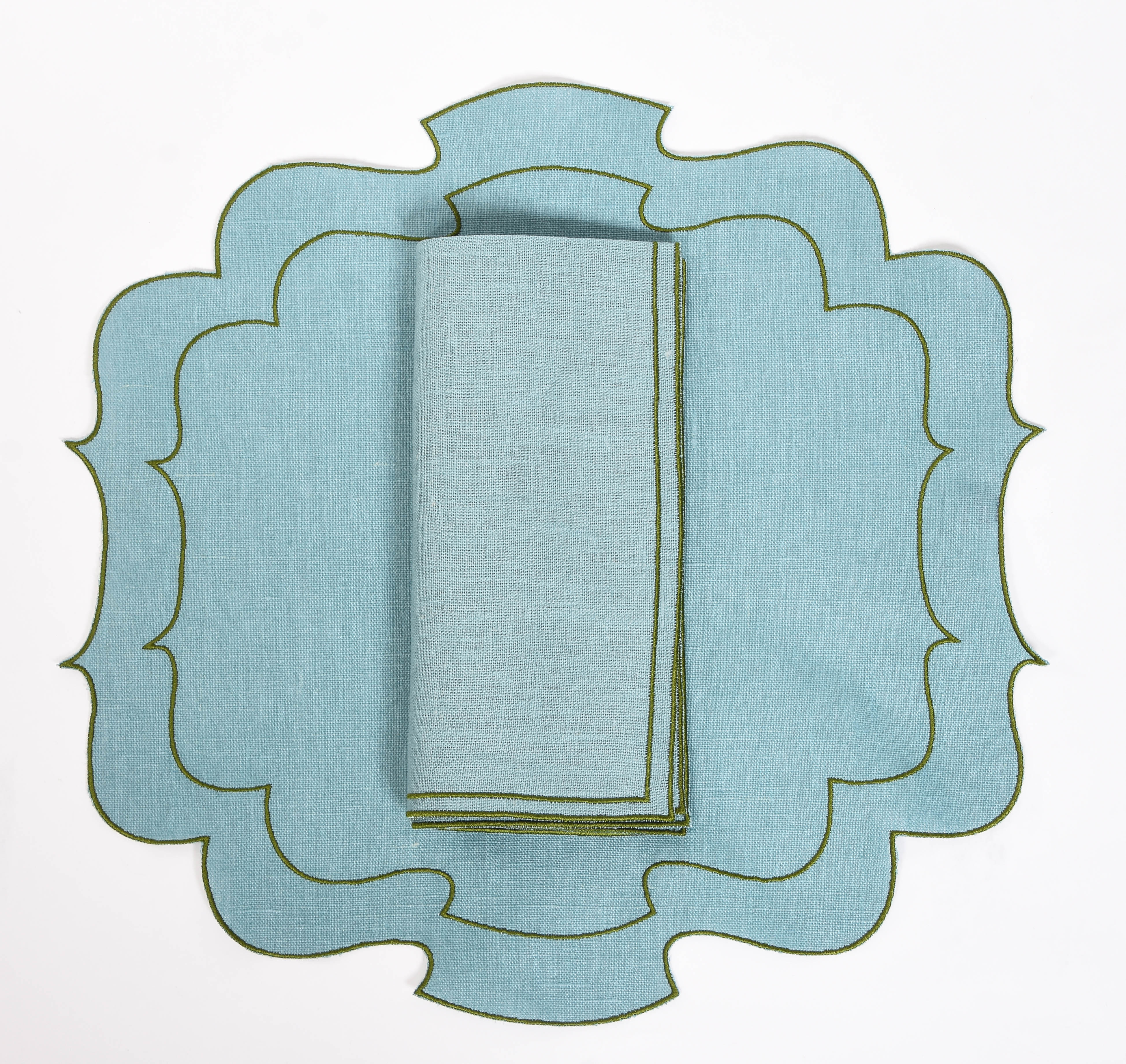 Curly Waxed Linen Placemat