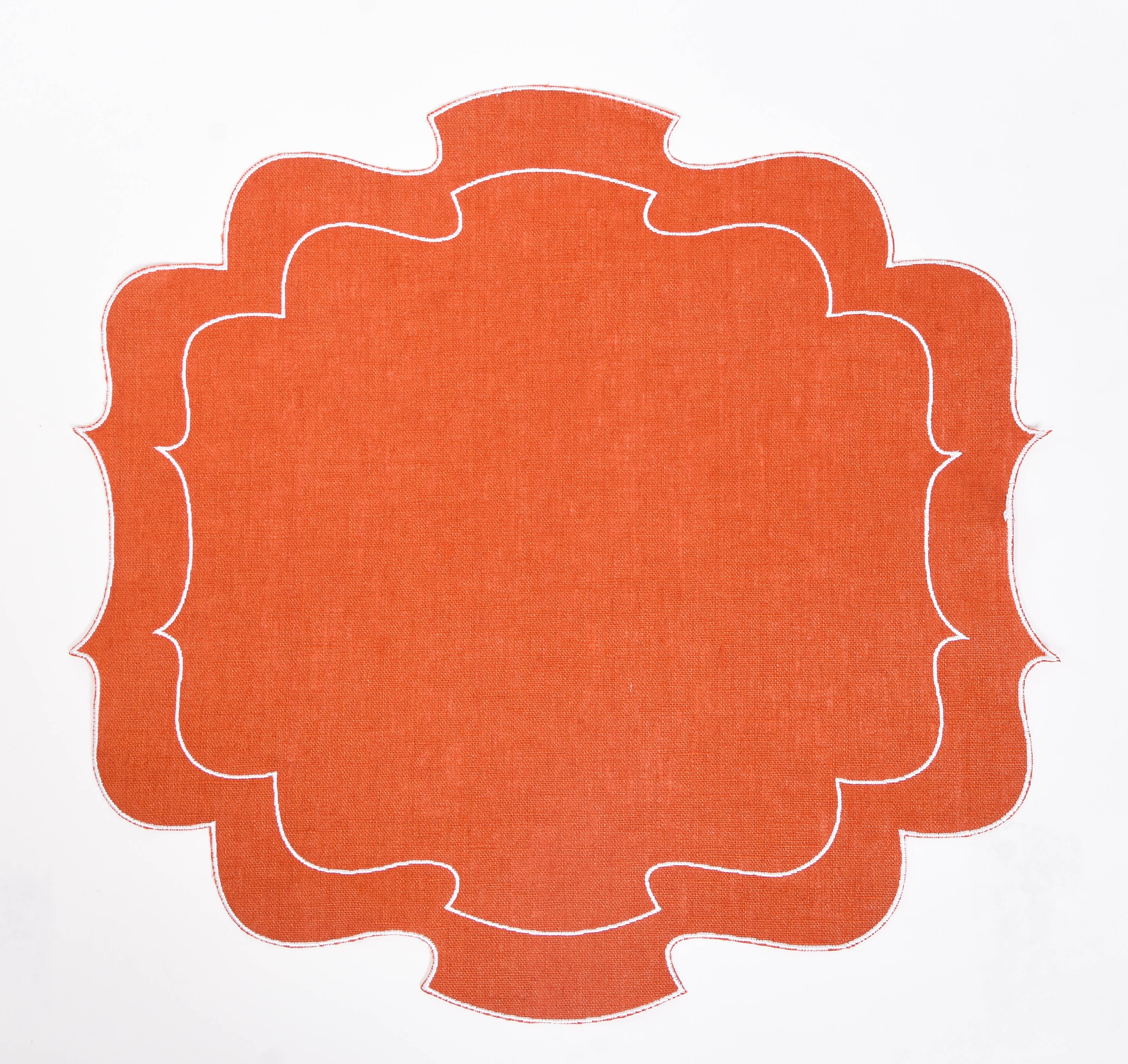 Curly Waxed Linen Placemat