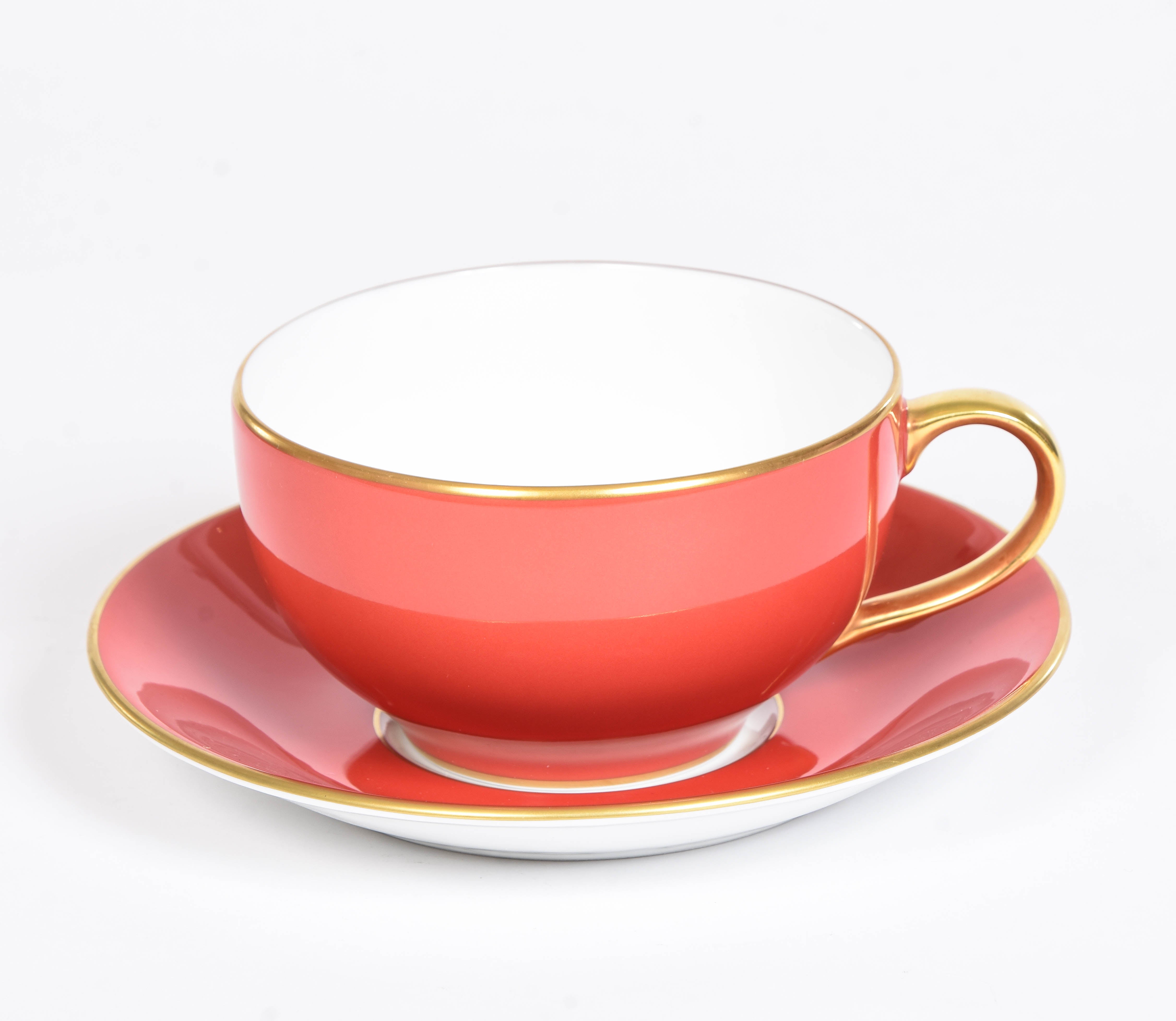 Sous le Soleil Breakfast Cups and Saucers