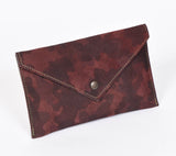 Camouflage Suede Envelope