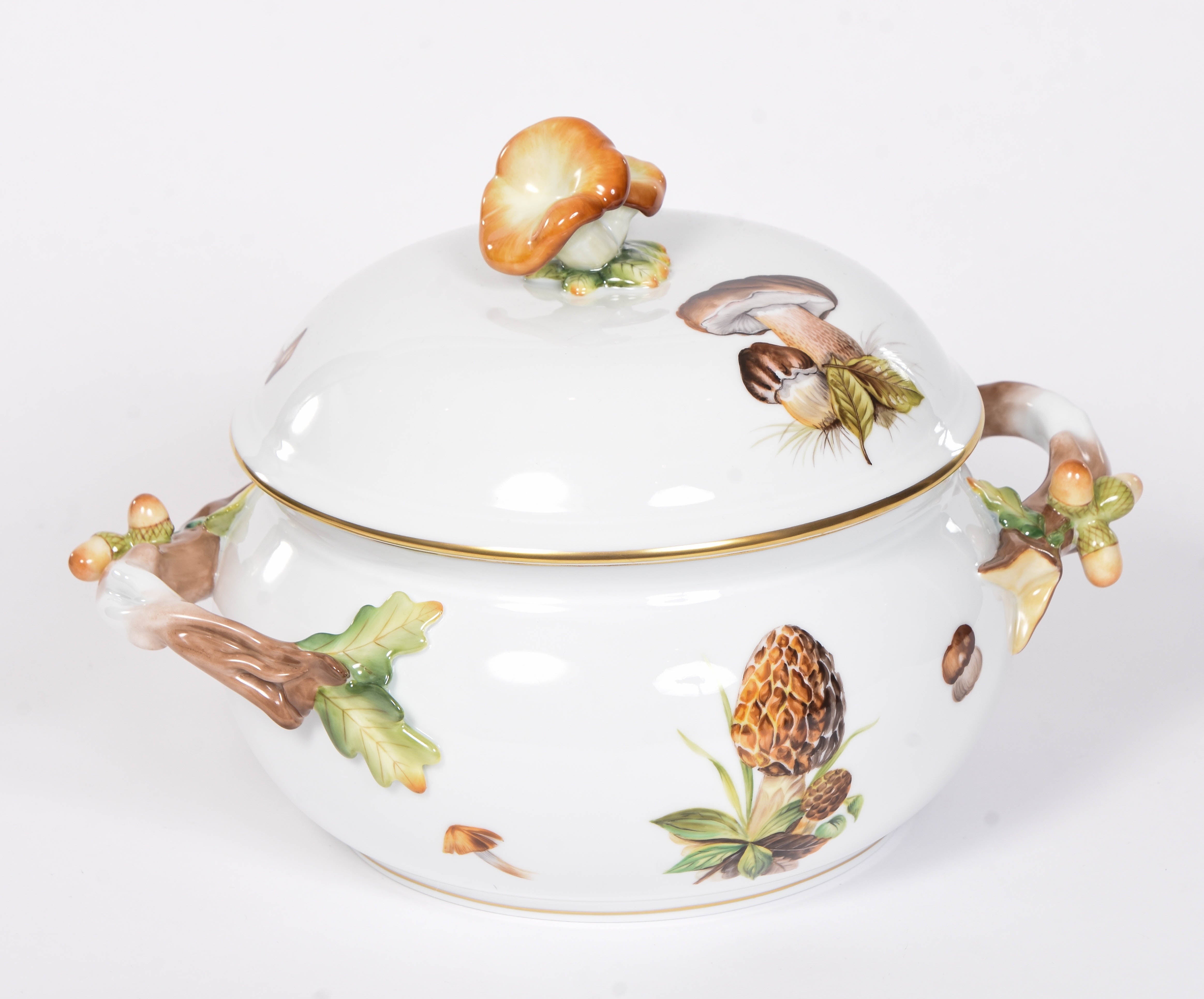 Herend Mushroom Tureen