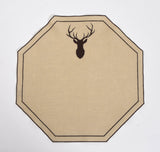 Octavia Placemat with Embroidered Motif