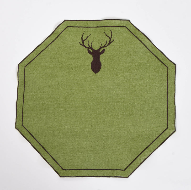Octavia Placemat with Embroidered Motif
