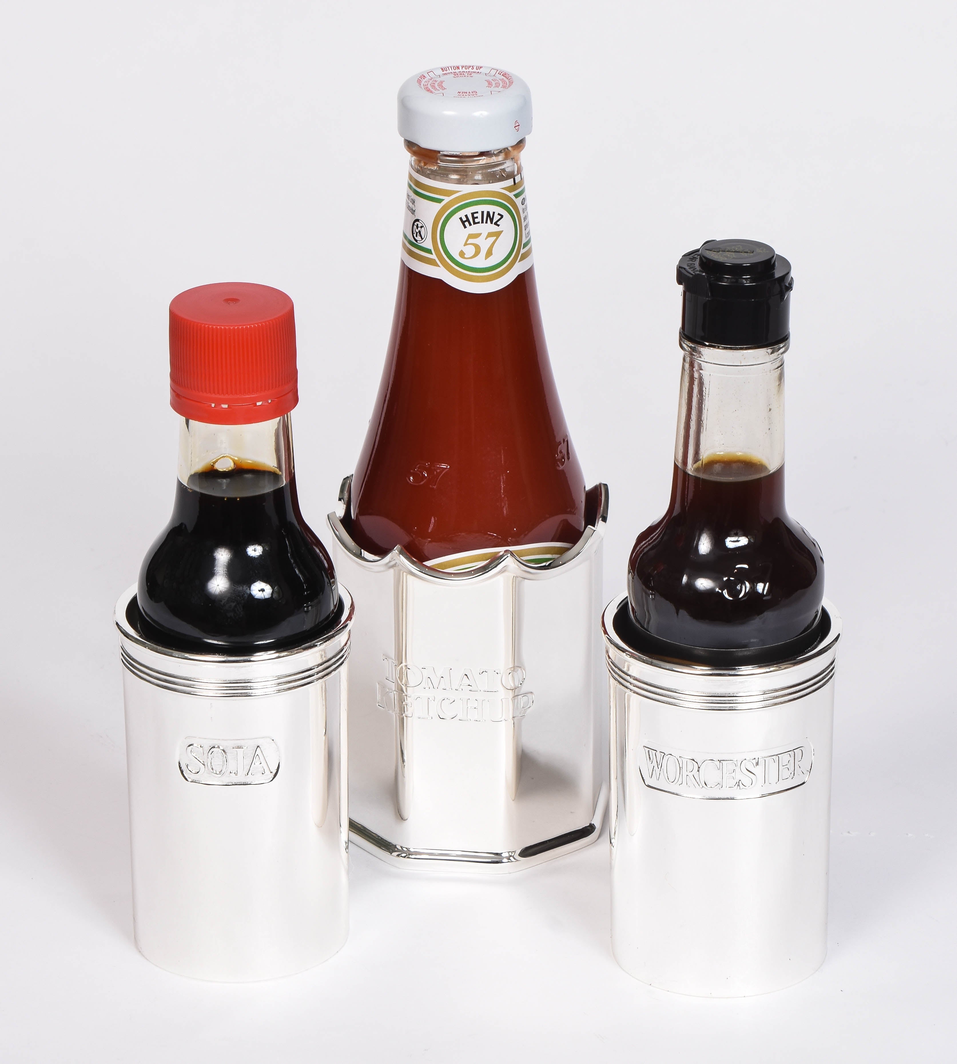 Silver Plated Ketchup Holder