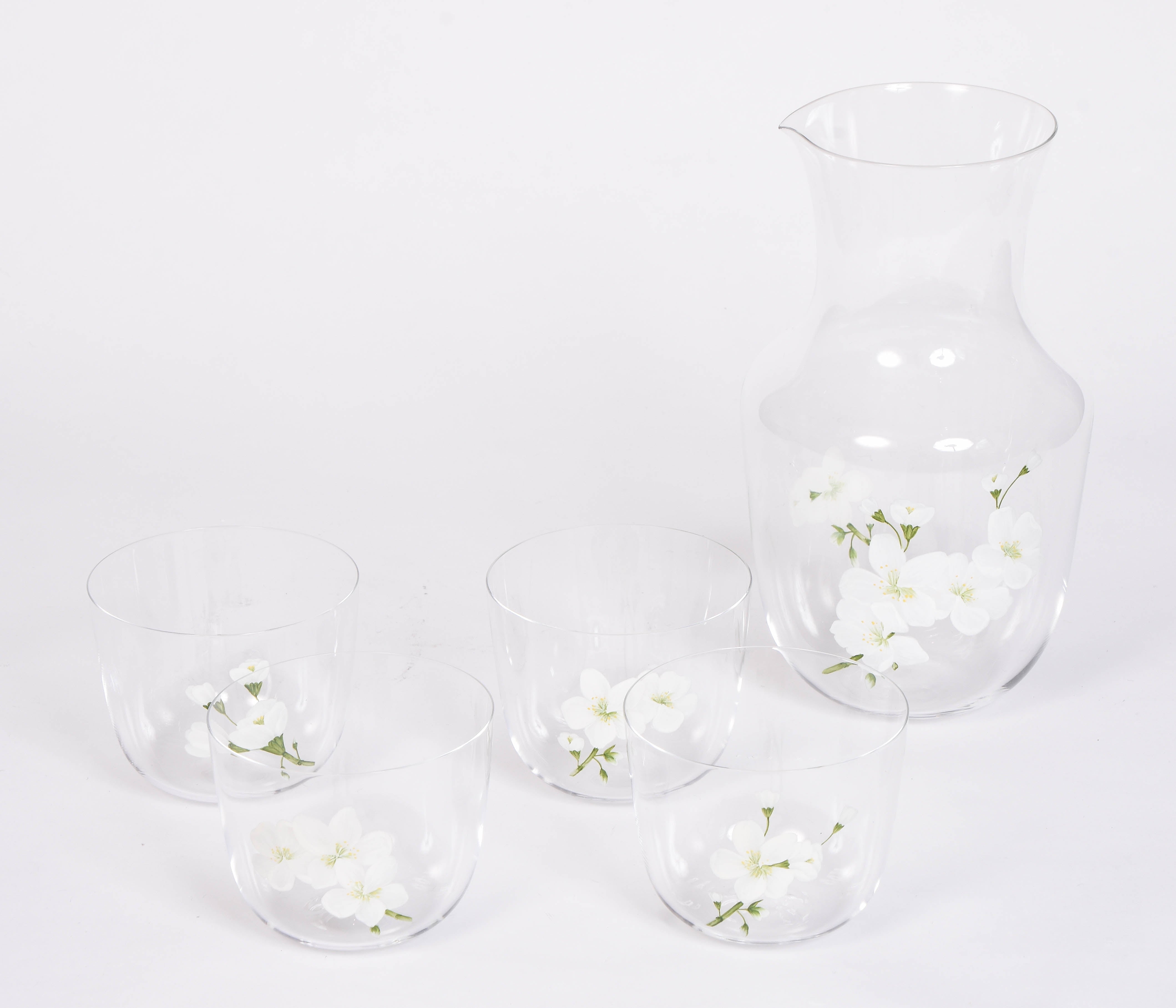 Jasmin Water Tumbler and Decanter