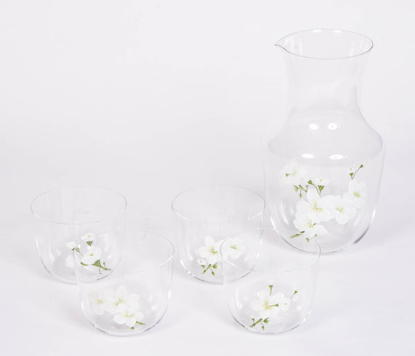 Jasmin Water Tumbler and Decanter