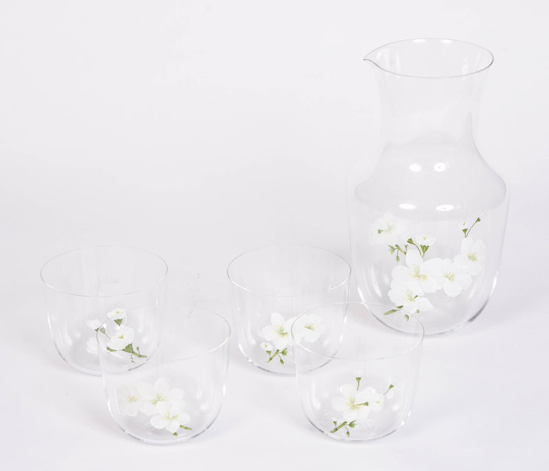 Jasmin Water Tumbler and Decanter
