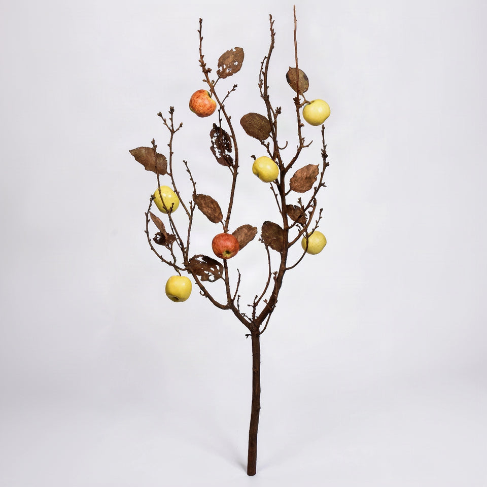 Bronze and Porcelain Apple Branch