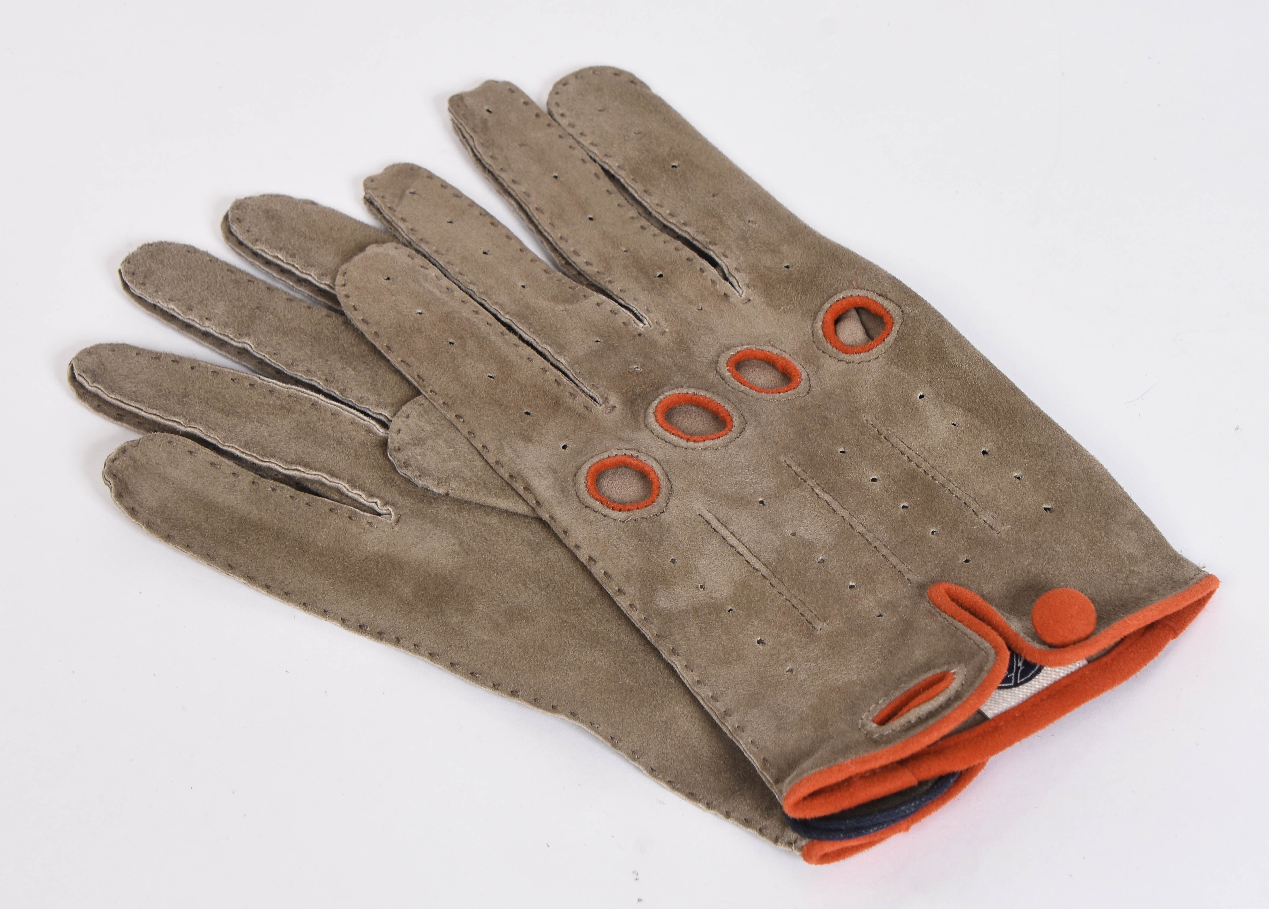 Suede Driving Gloves