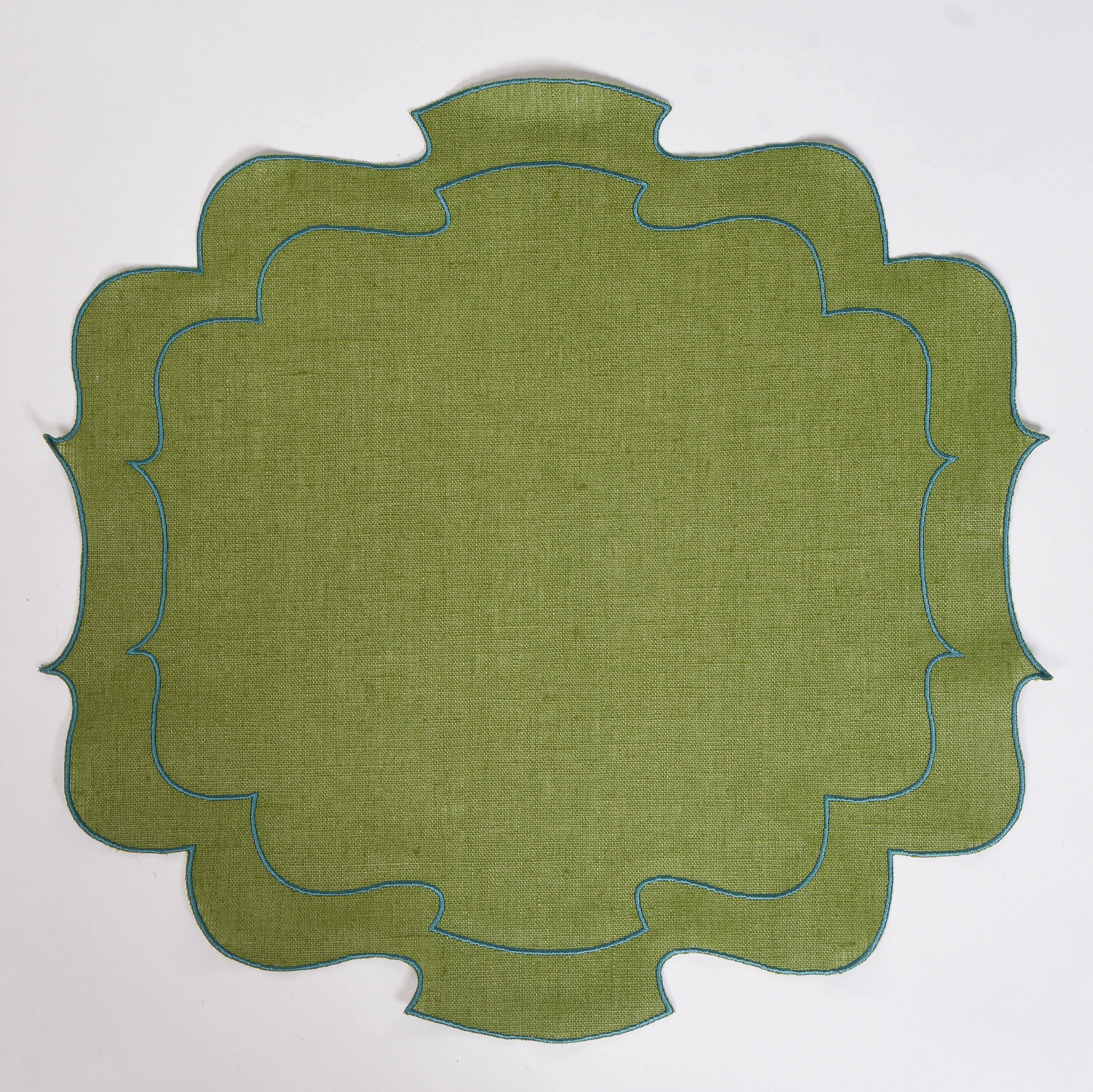 Curly Waxed Linen Placemat