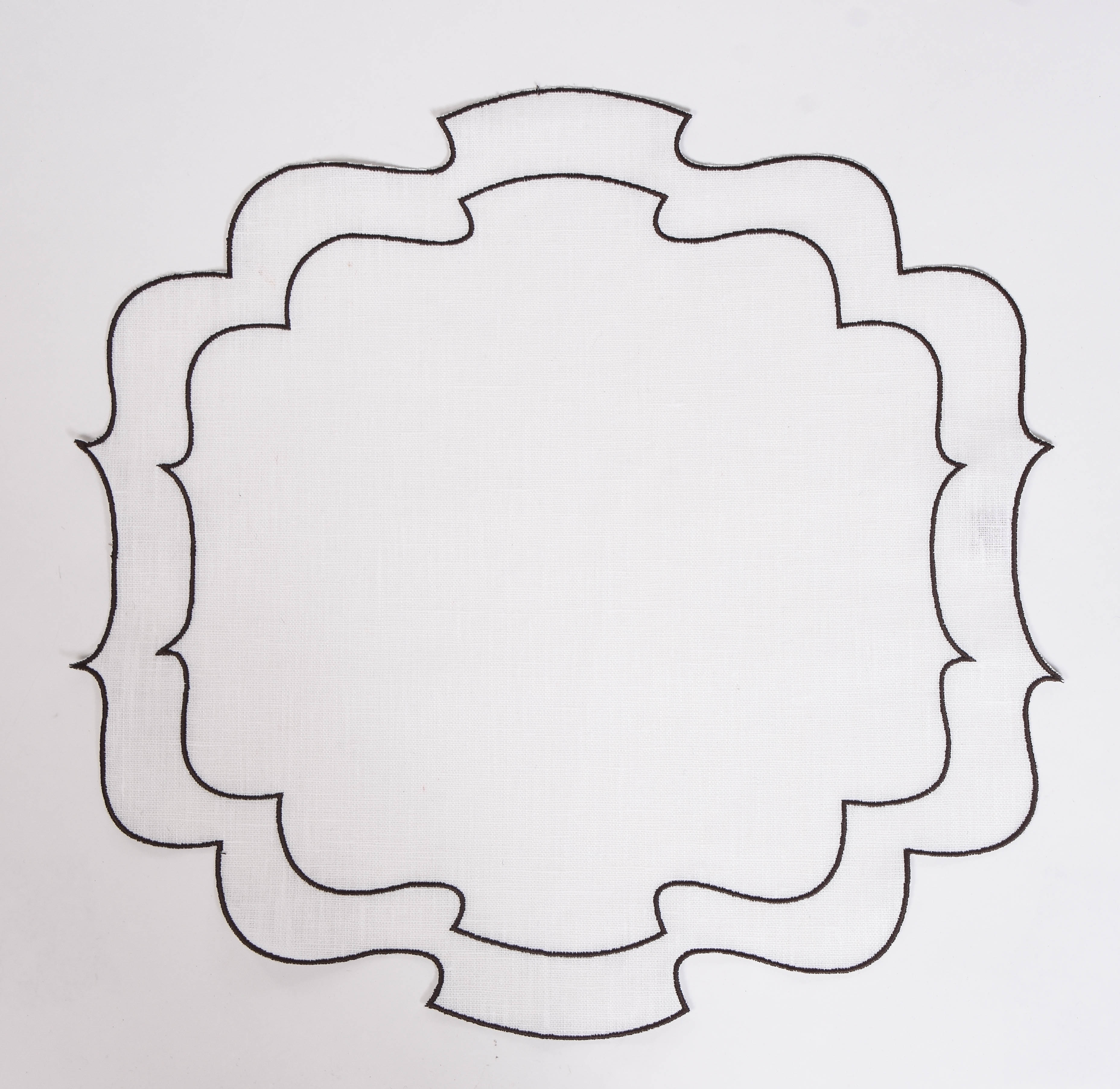 Curly Waxed Linen Placemat