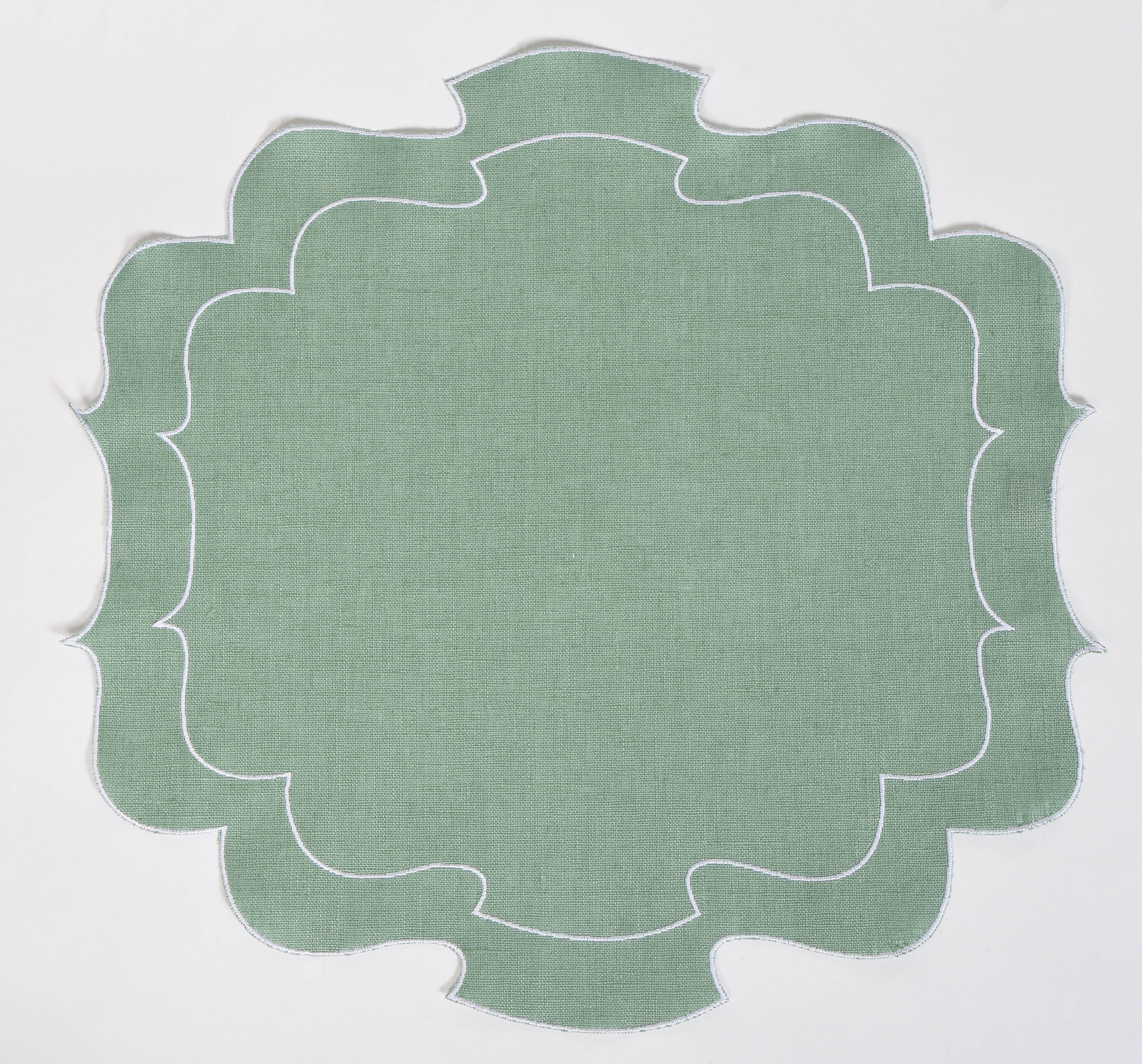 Curly Waxed Linen Placemat