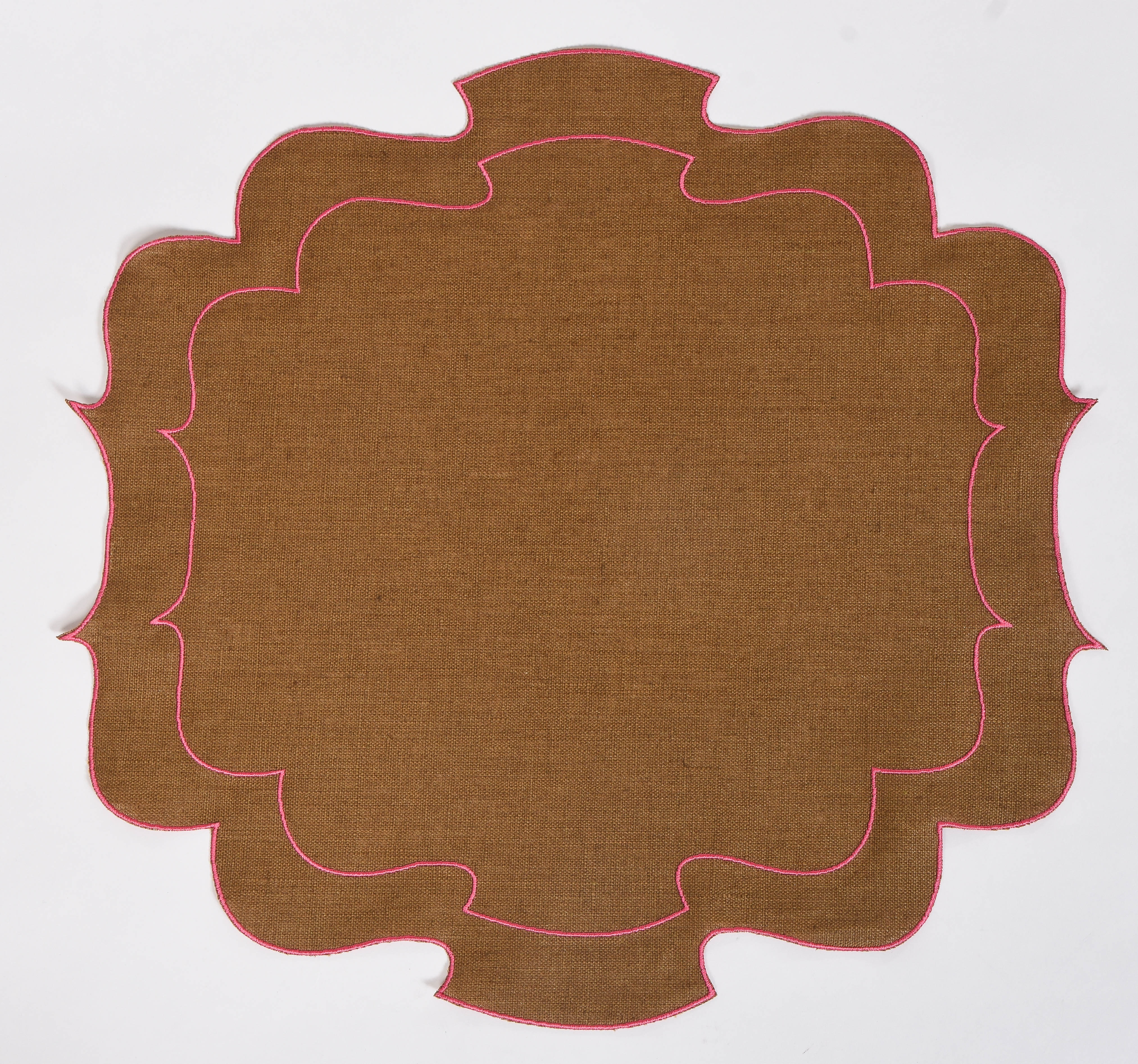 Curly Waxed Linen Placemat