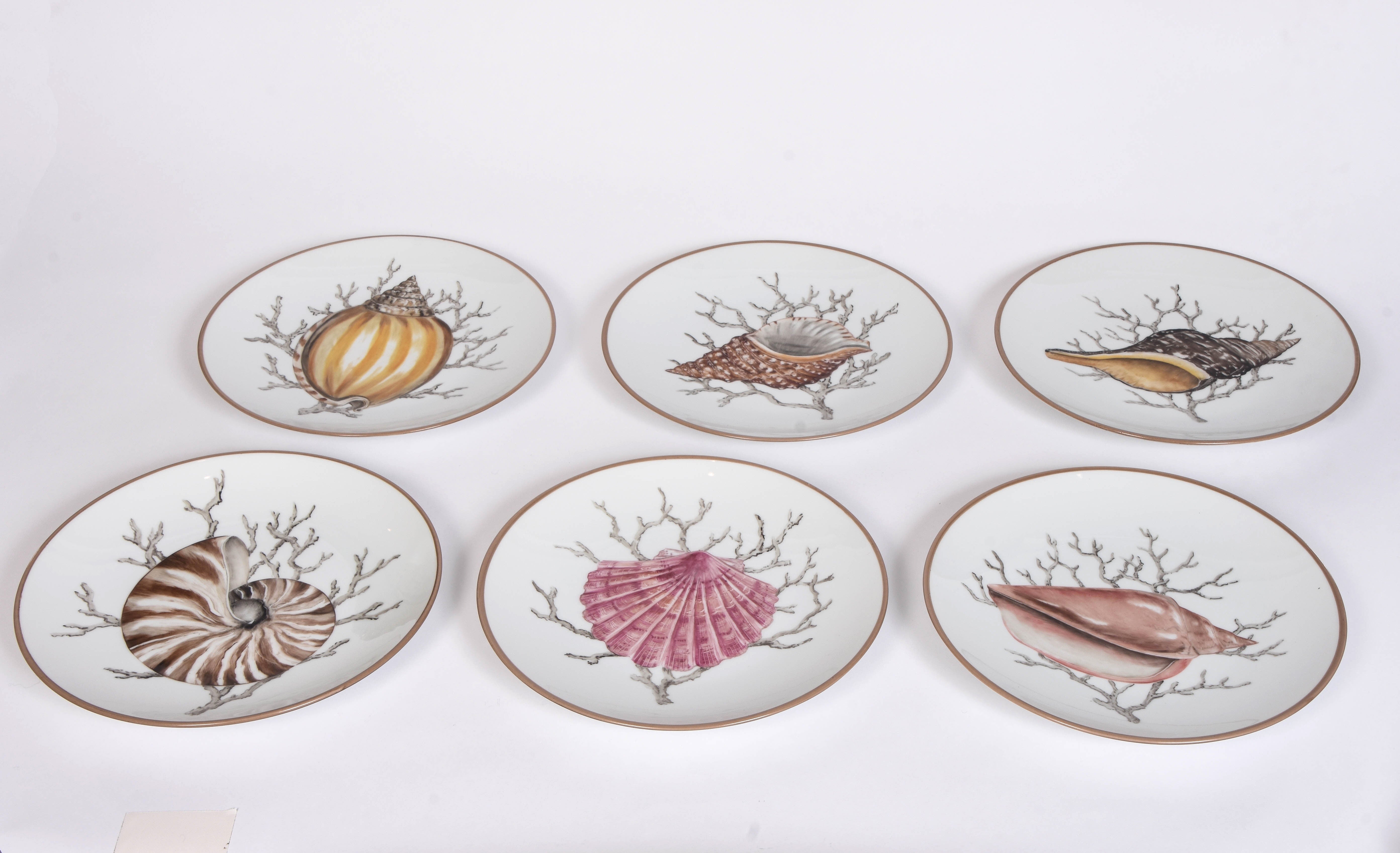 Shell Dessert Plates