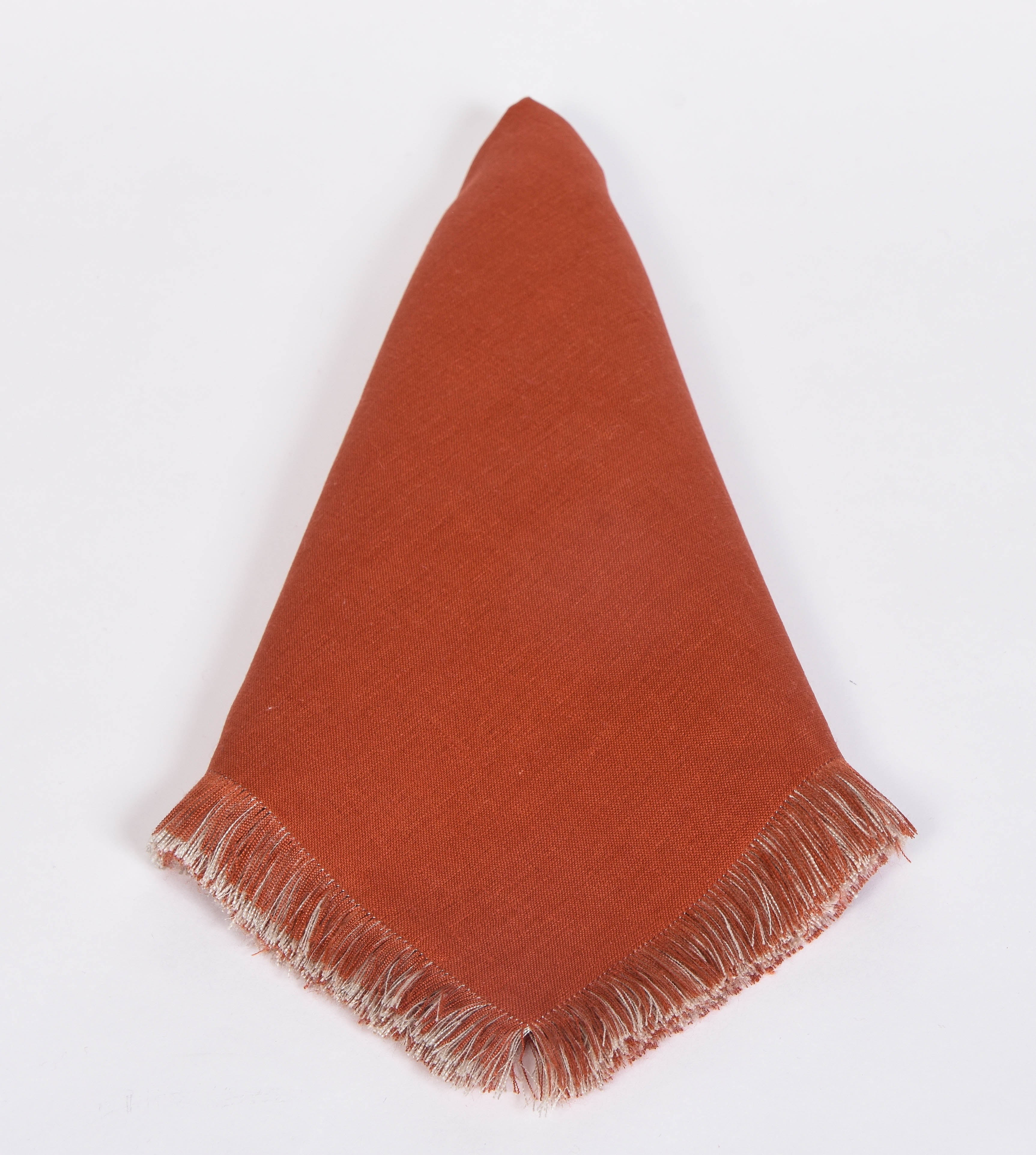 Double Fringe Napkin - Set of 6