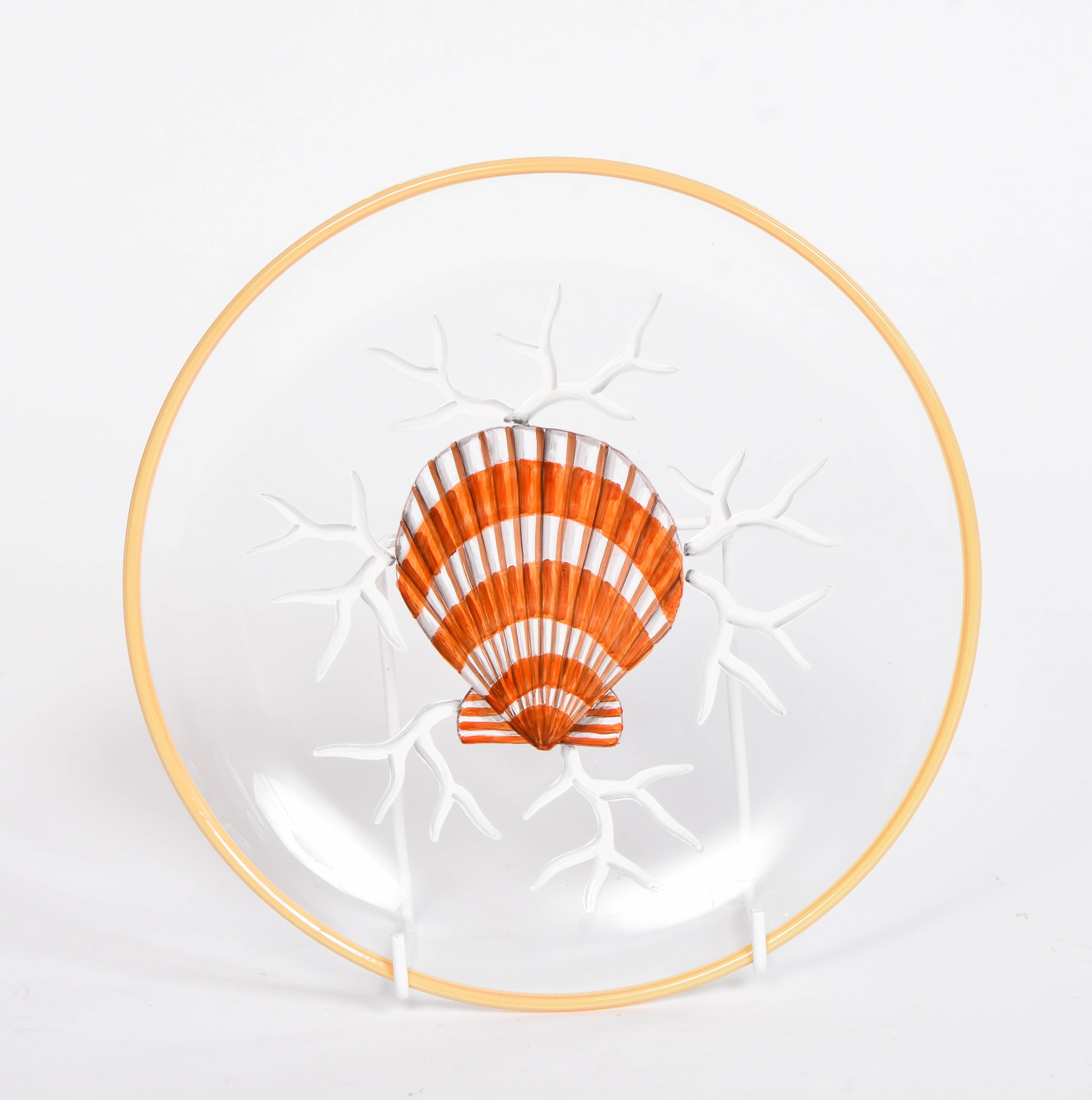 Set of 6 Coquillages Dessert Plates