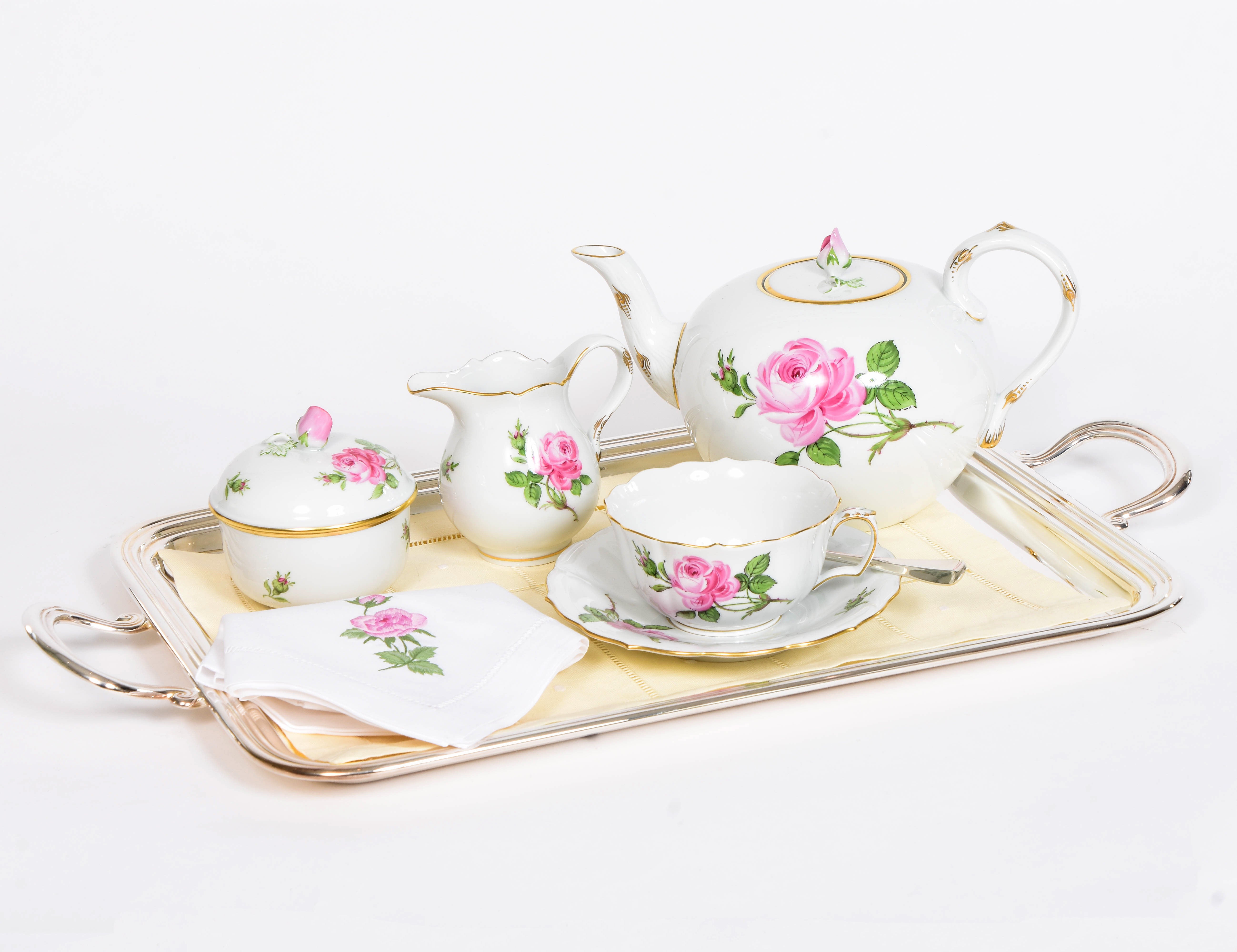 Meissen Hand Painted Rose Collection