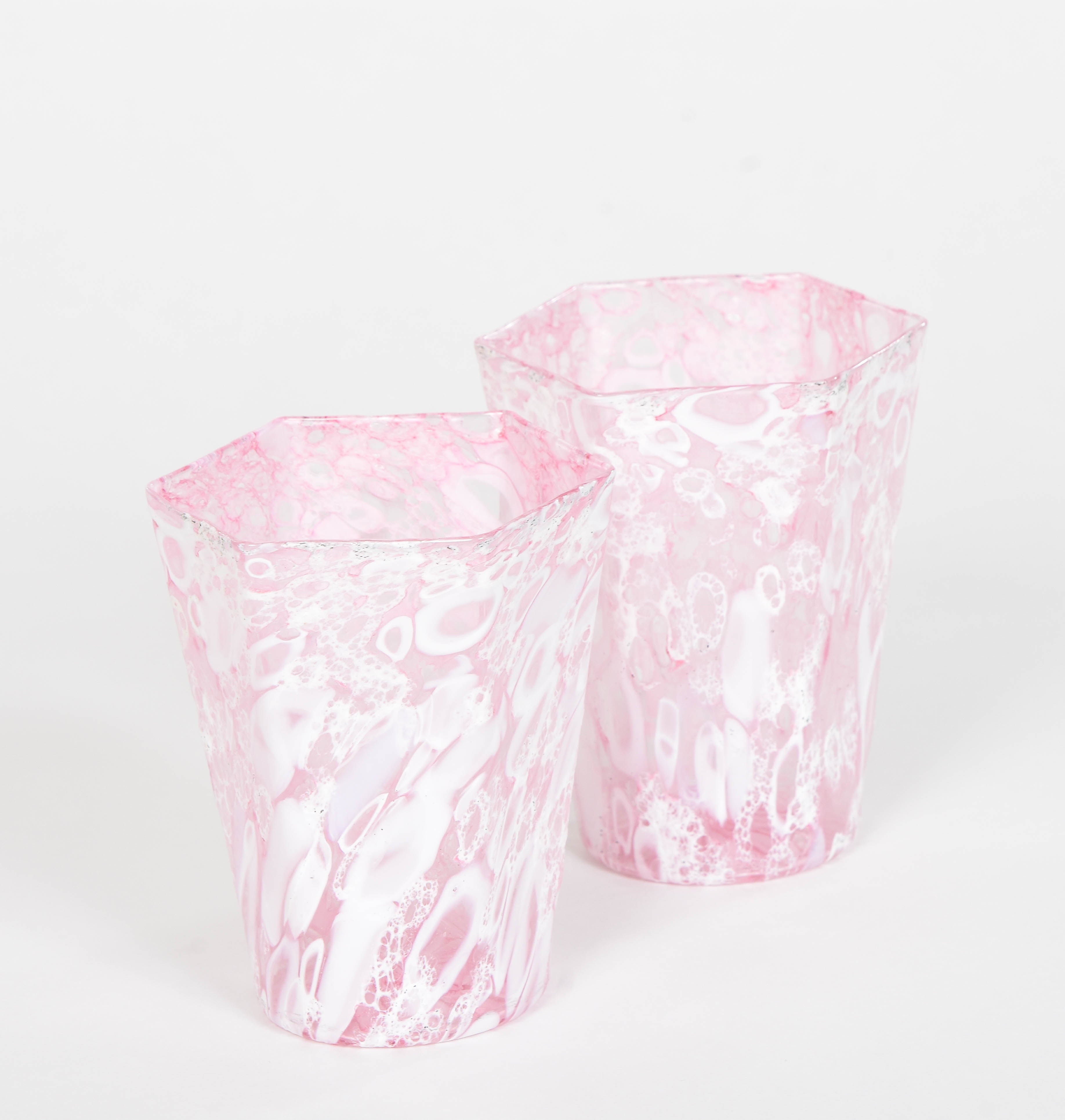 Craquele Murano Beaker
