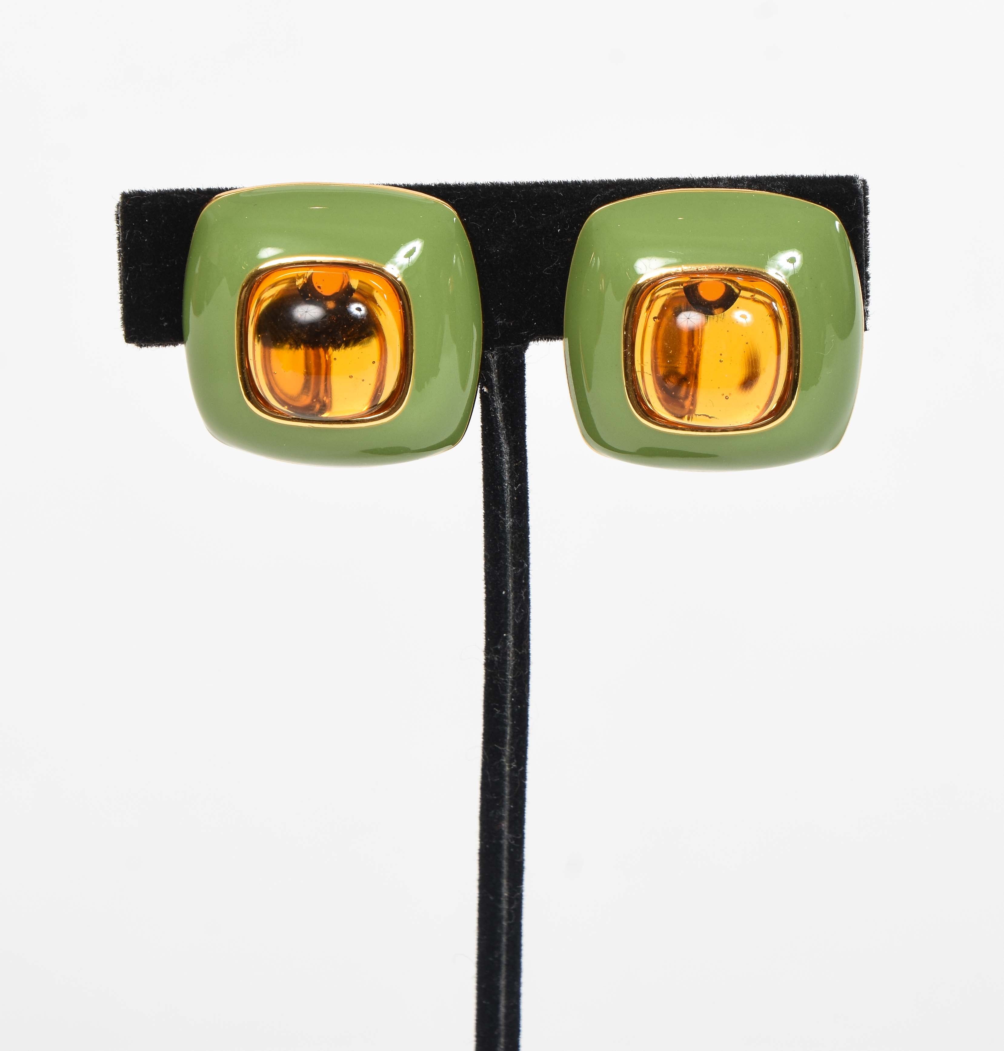 Palwer Clip Earrings