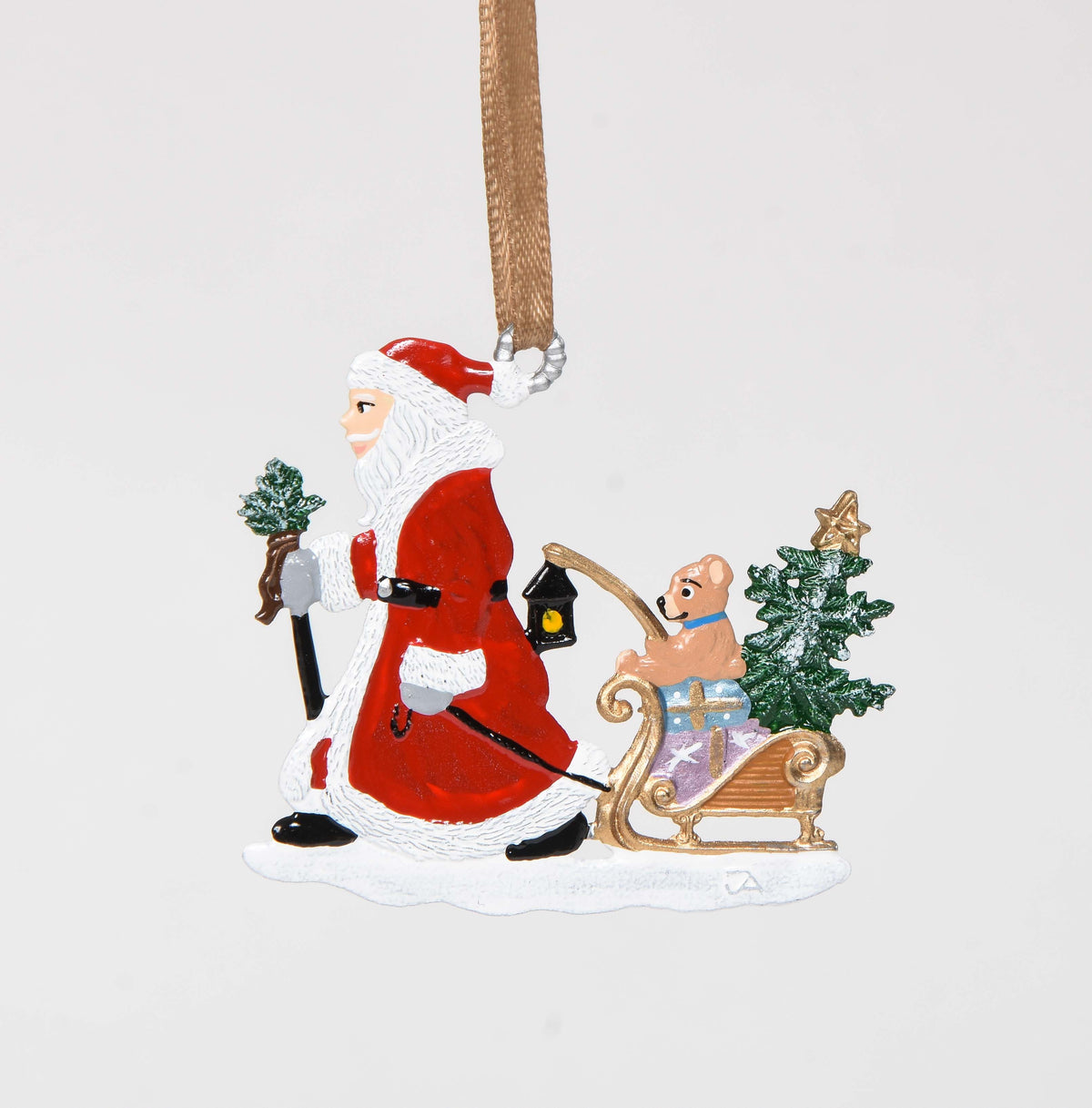 Father Christmas Pulling a Sledge
