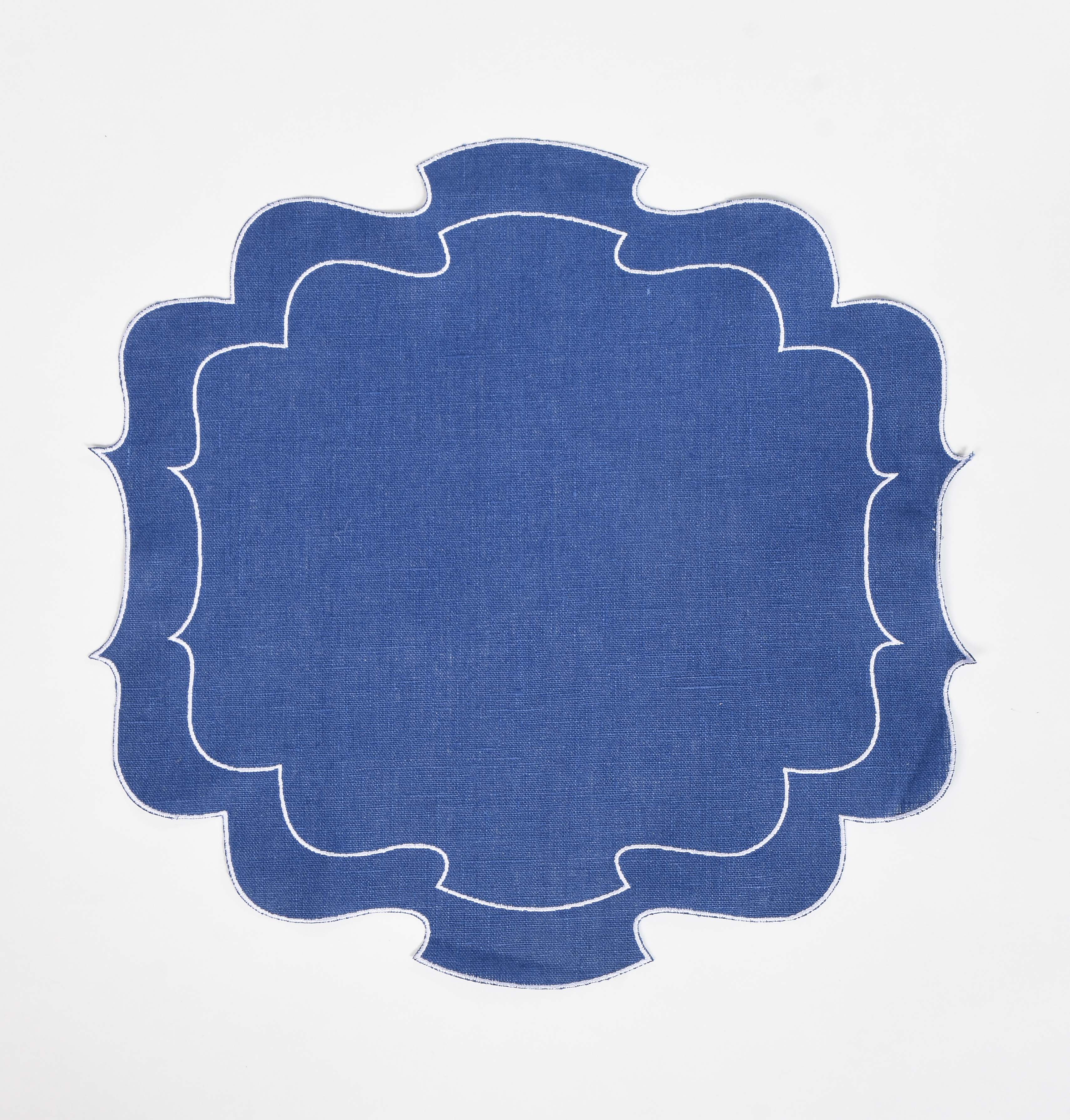 Curly Waxed Linen Placemat