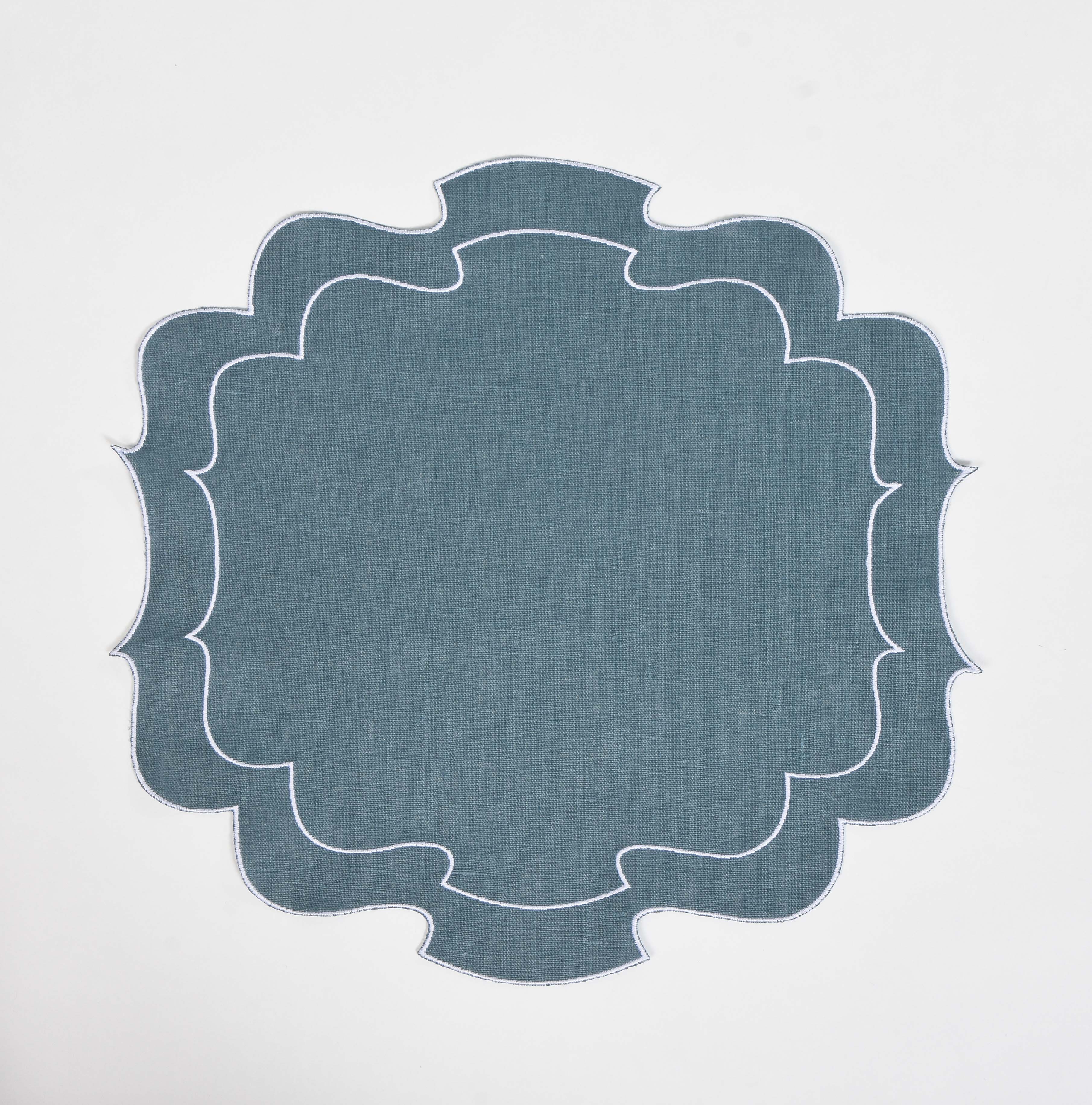 Curly Waxed Linen Placemat