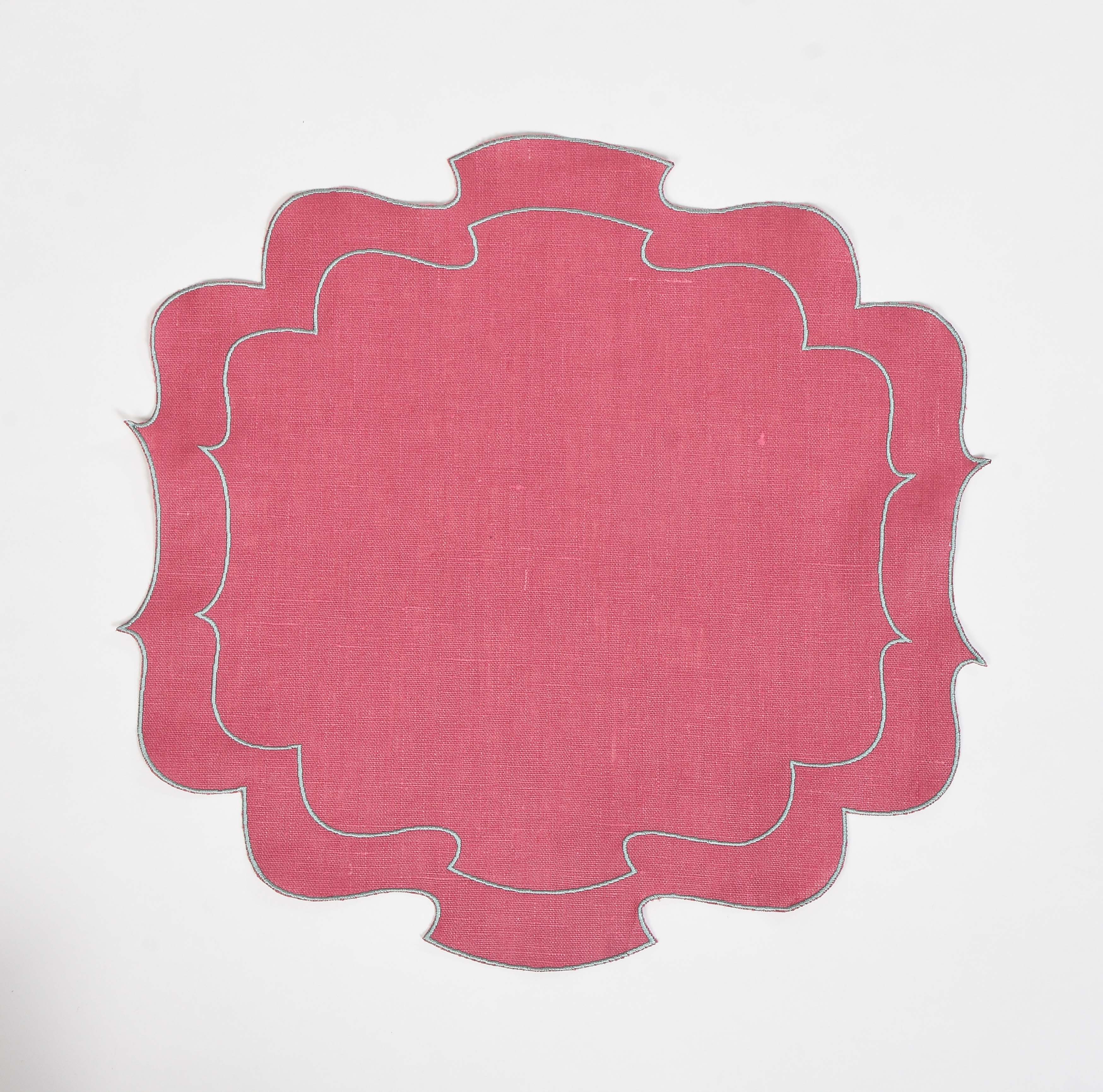 Curly Waxed Linen Placemat