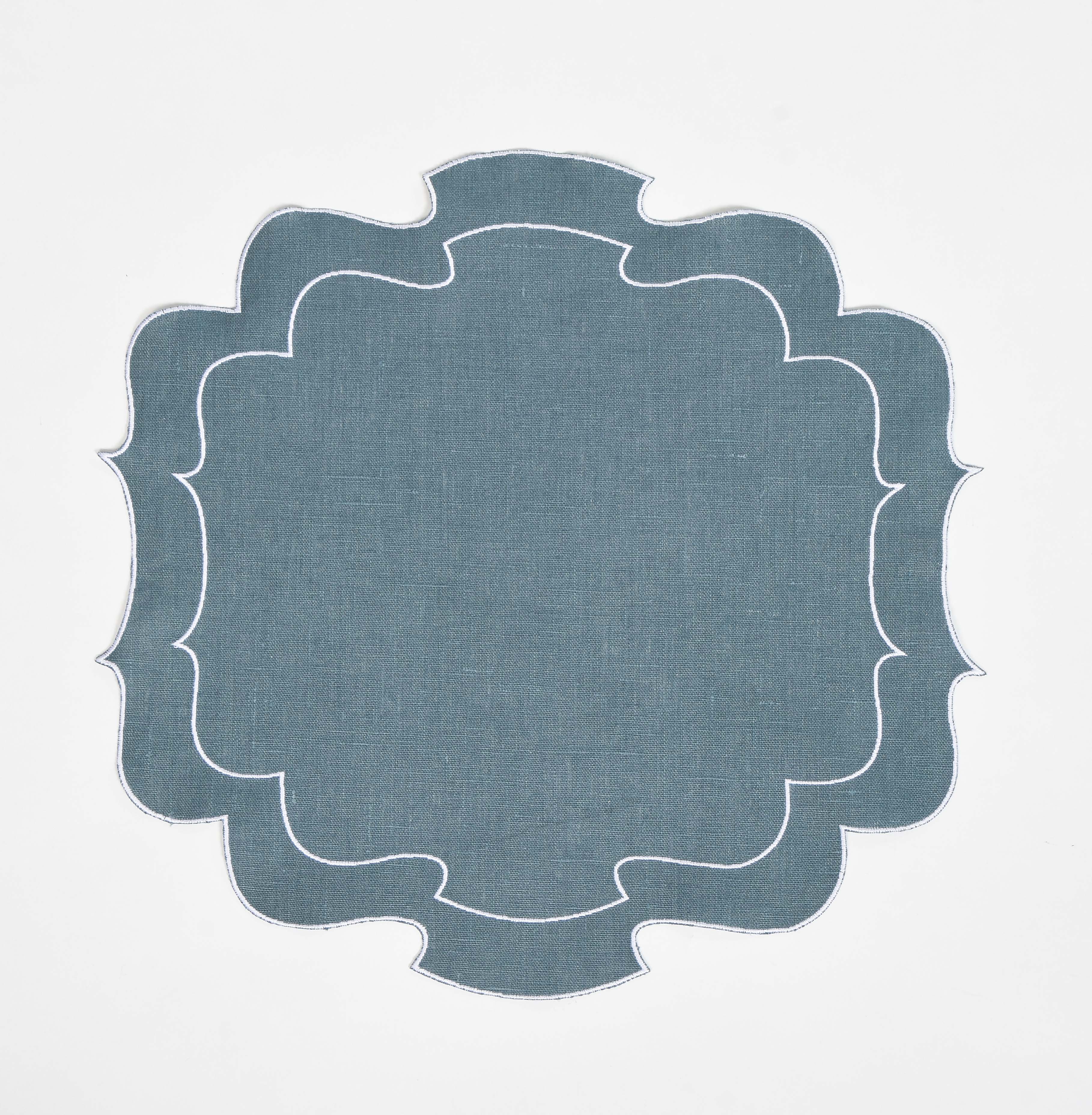 Curly Waxed Linen Placemat