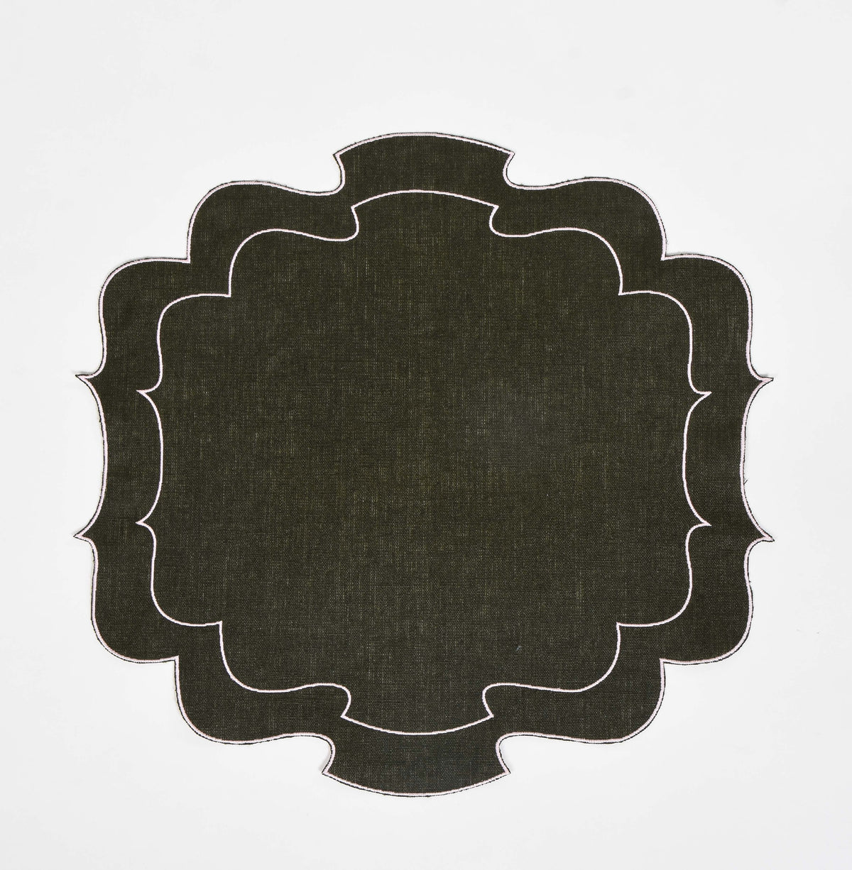Curly Waxed Linen Placemat