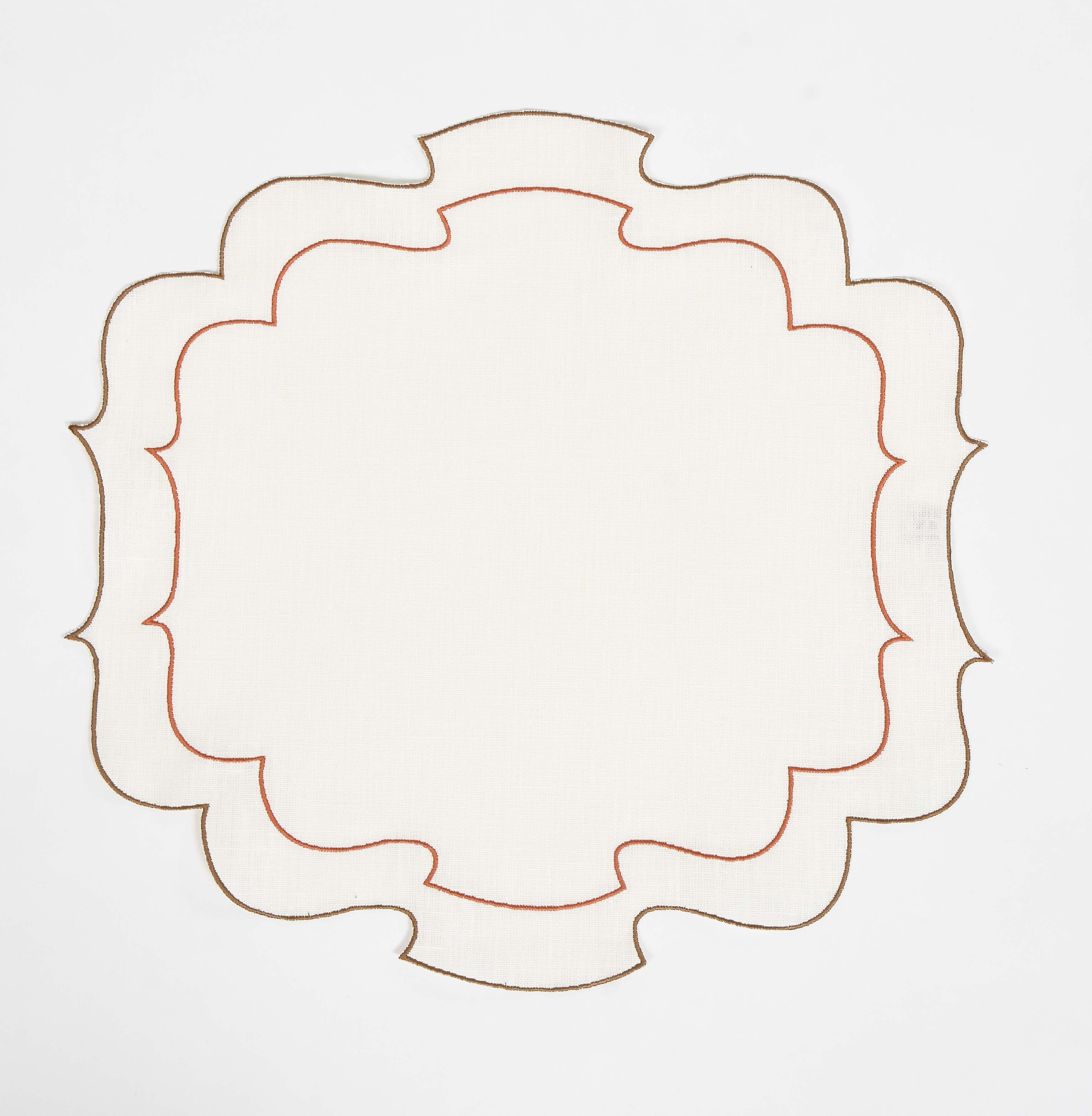 Curly Waxed Linen Placemat