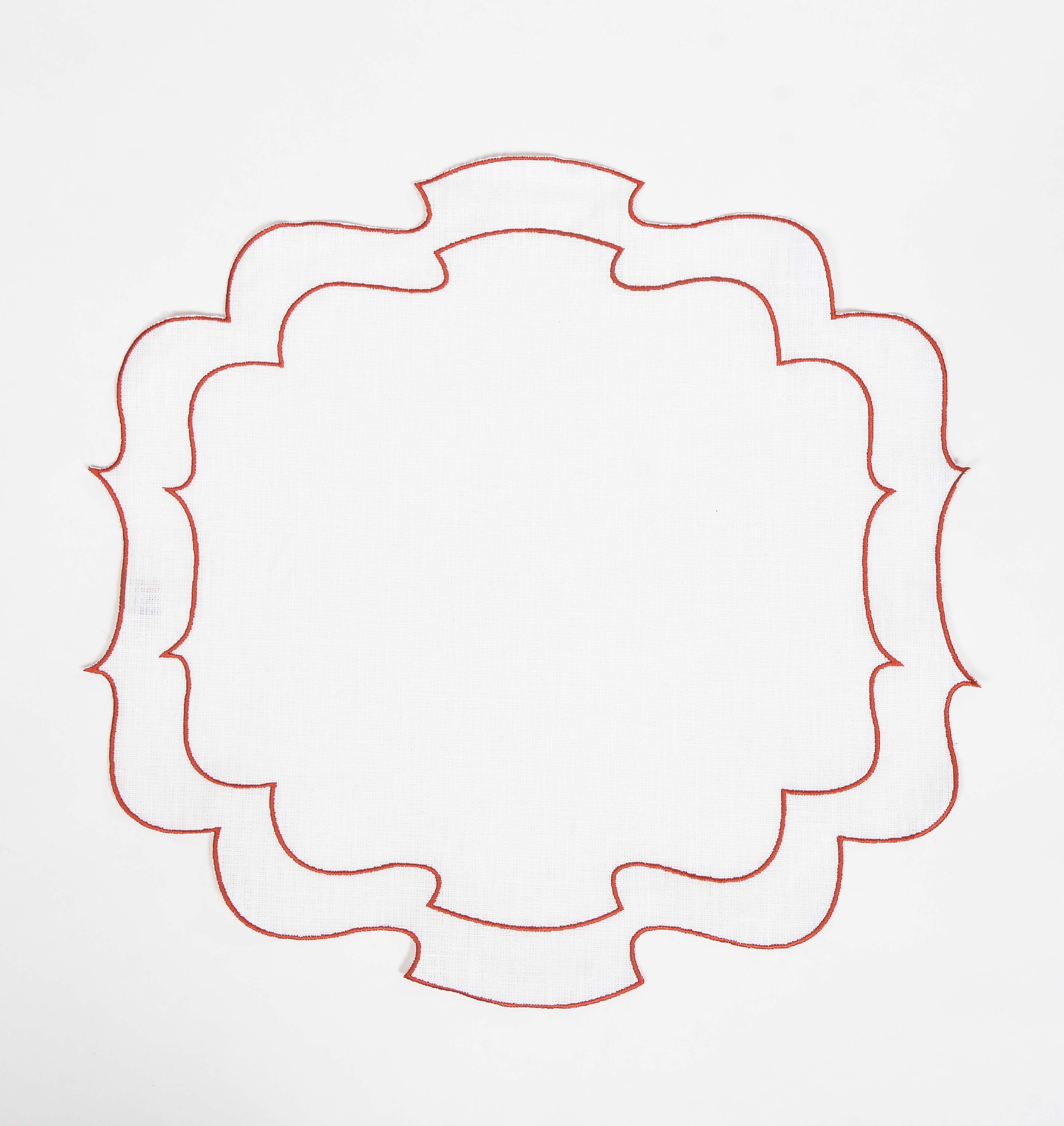 Curly Waxed Linen Placemat