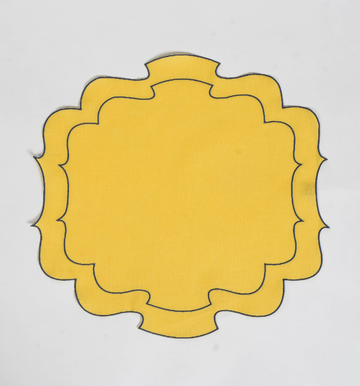 Curly Waxed Linen Placemat