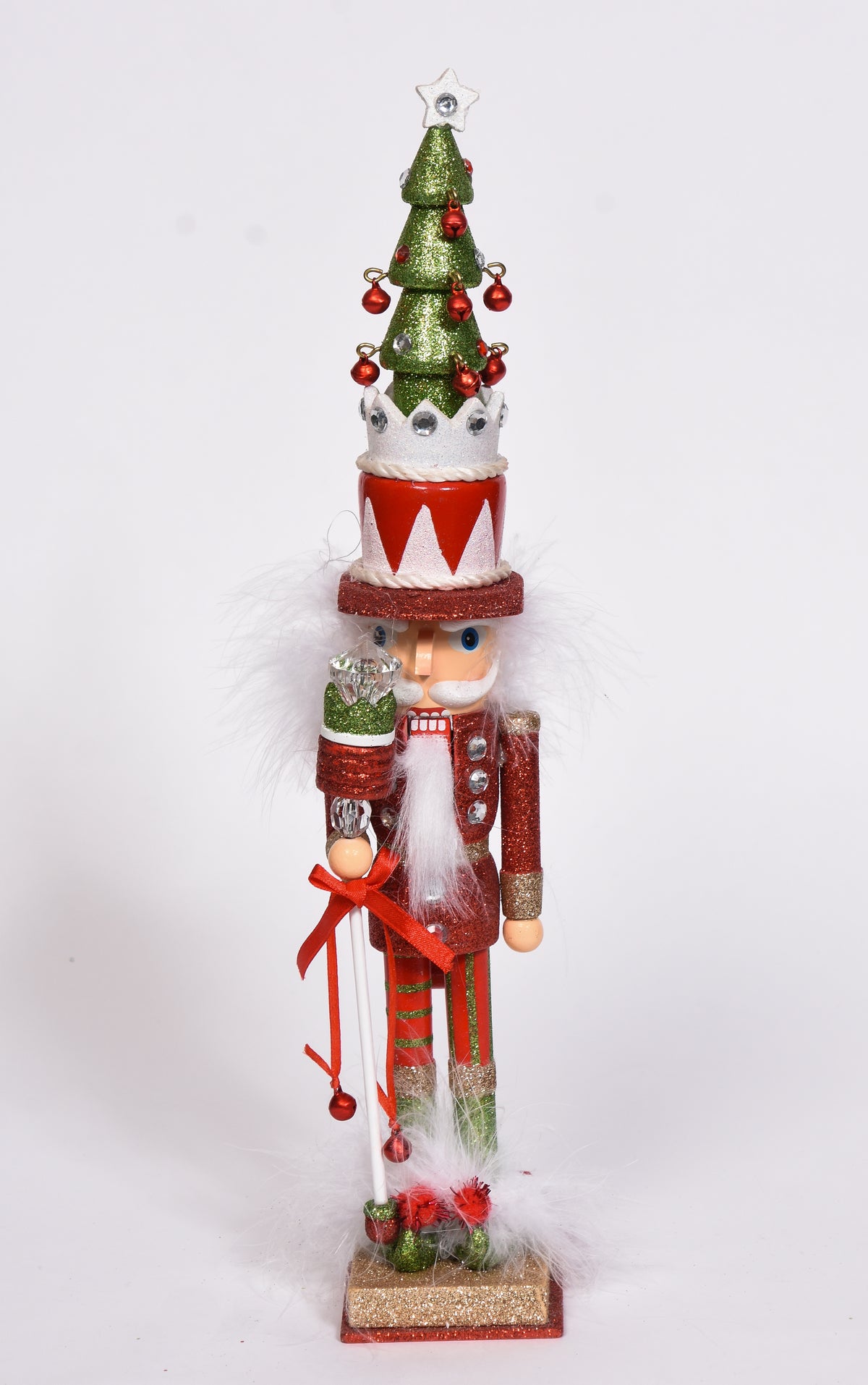 9.25HOLLYWOOD NUTCRACKER W/TREE HA
