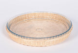 Round Wicker Pyrex Dishes