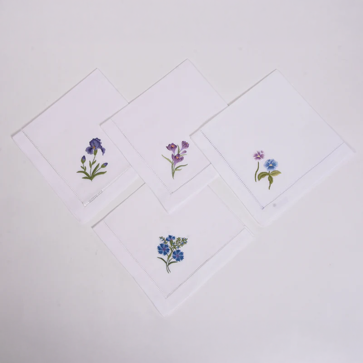 Flower Napkins  Set of 4