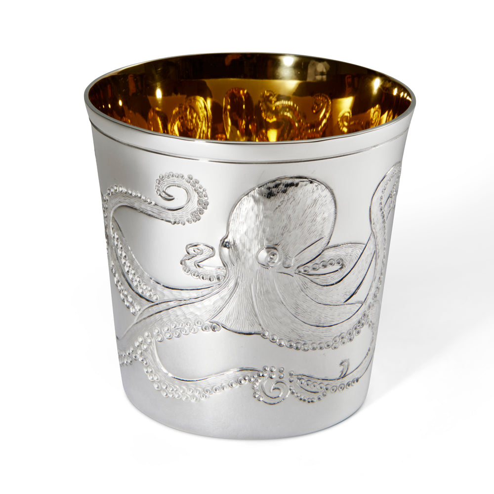 Solid Silver Sea Creature Beakers