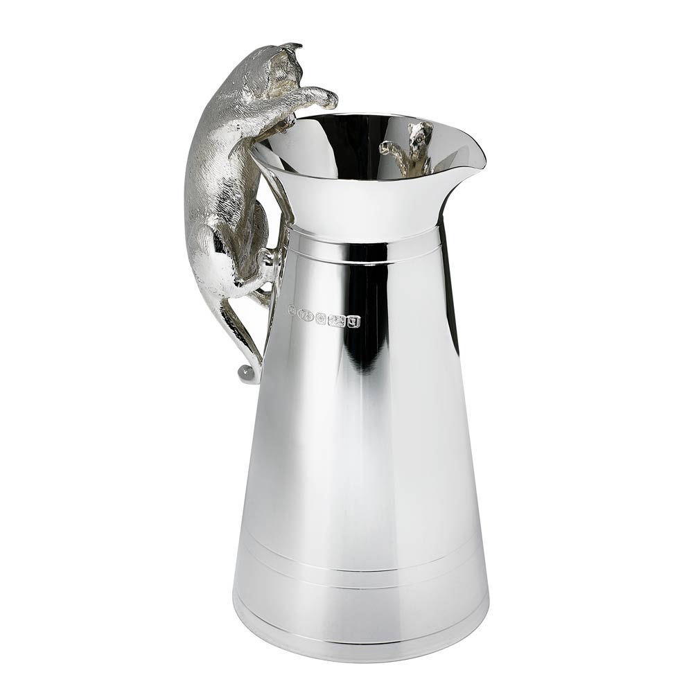 Silver 'Cat that Got the Cream' Jug