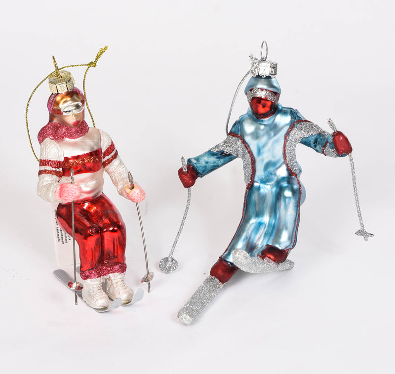 Skier Decorations