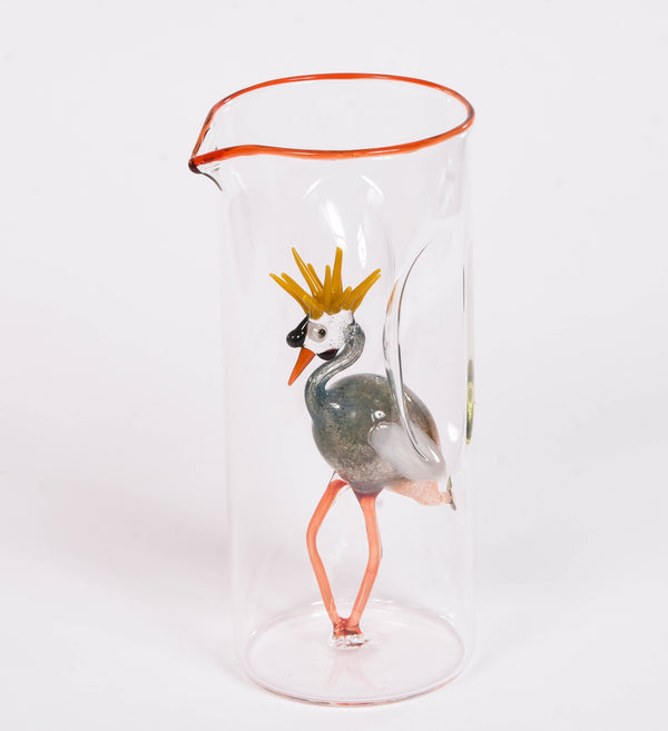 Crowned Crane Carafe