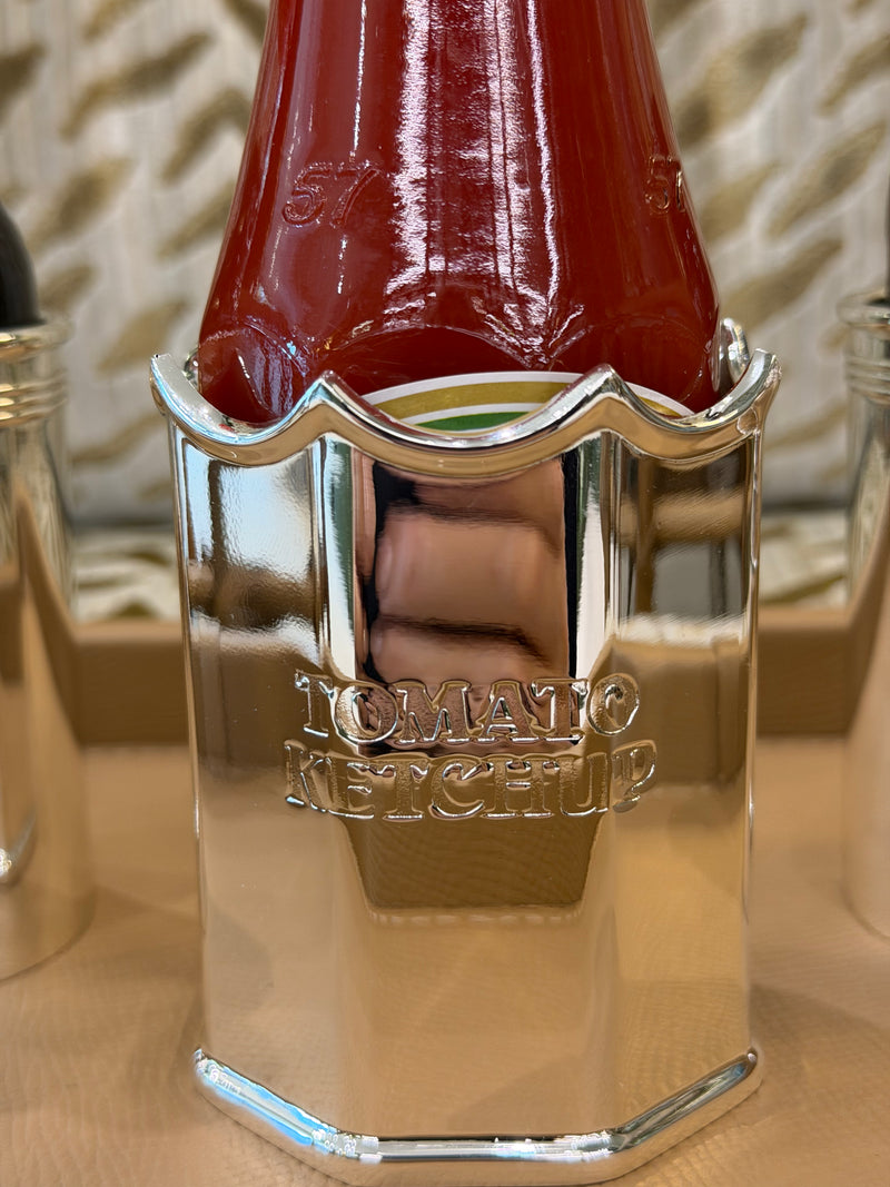 Silver Plated Ketchup Holder