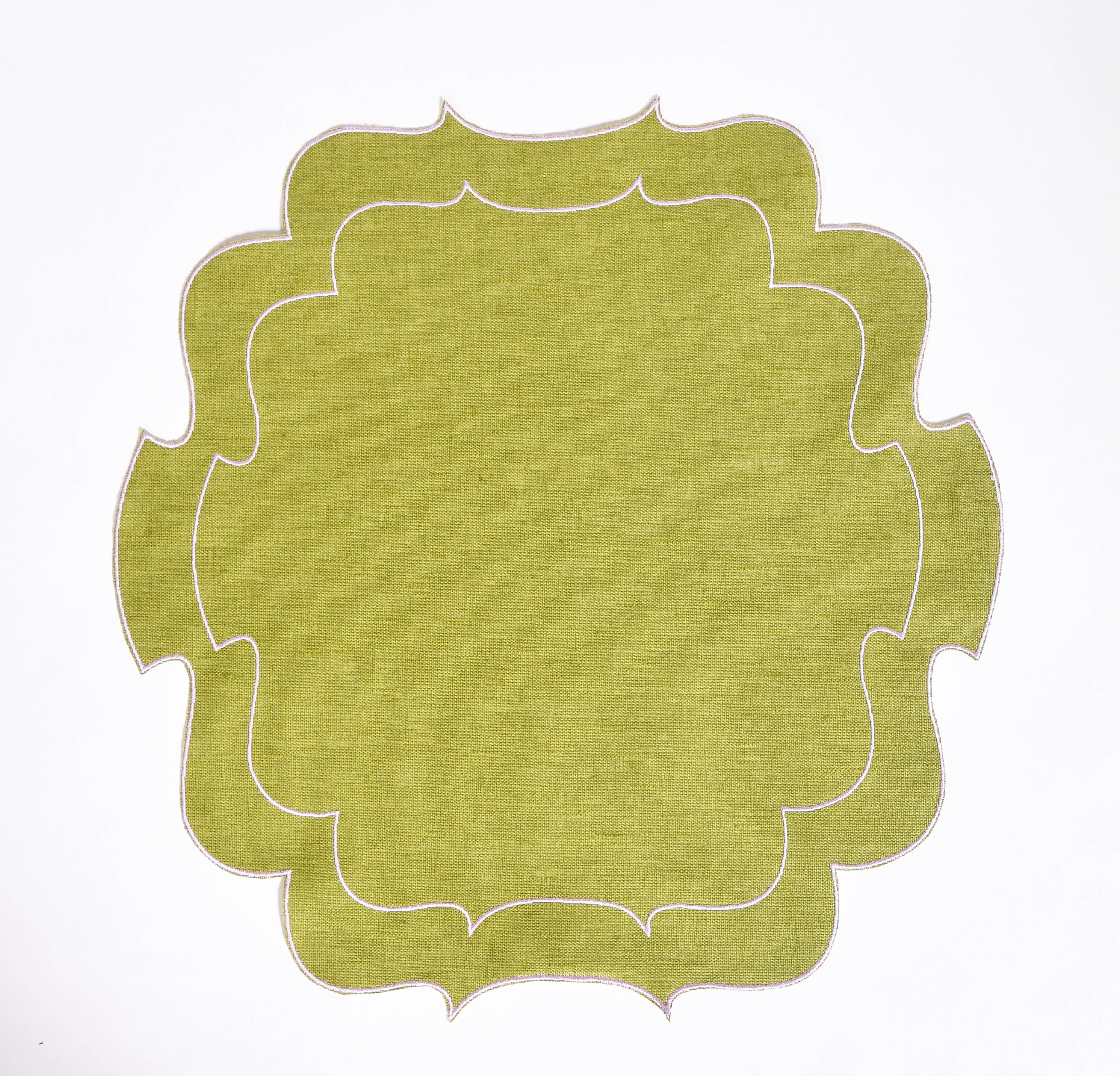 Curly Waxed Linen Placemat