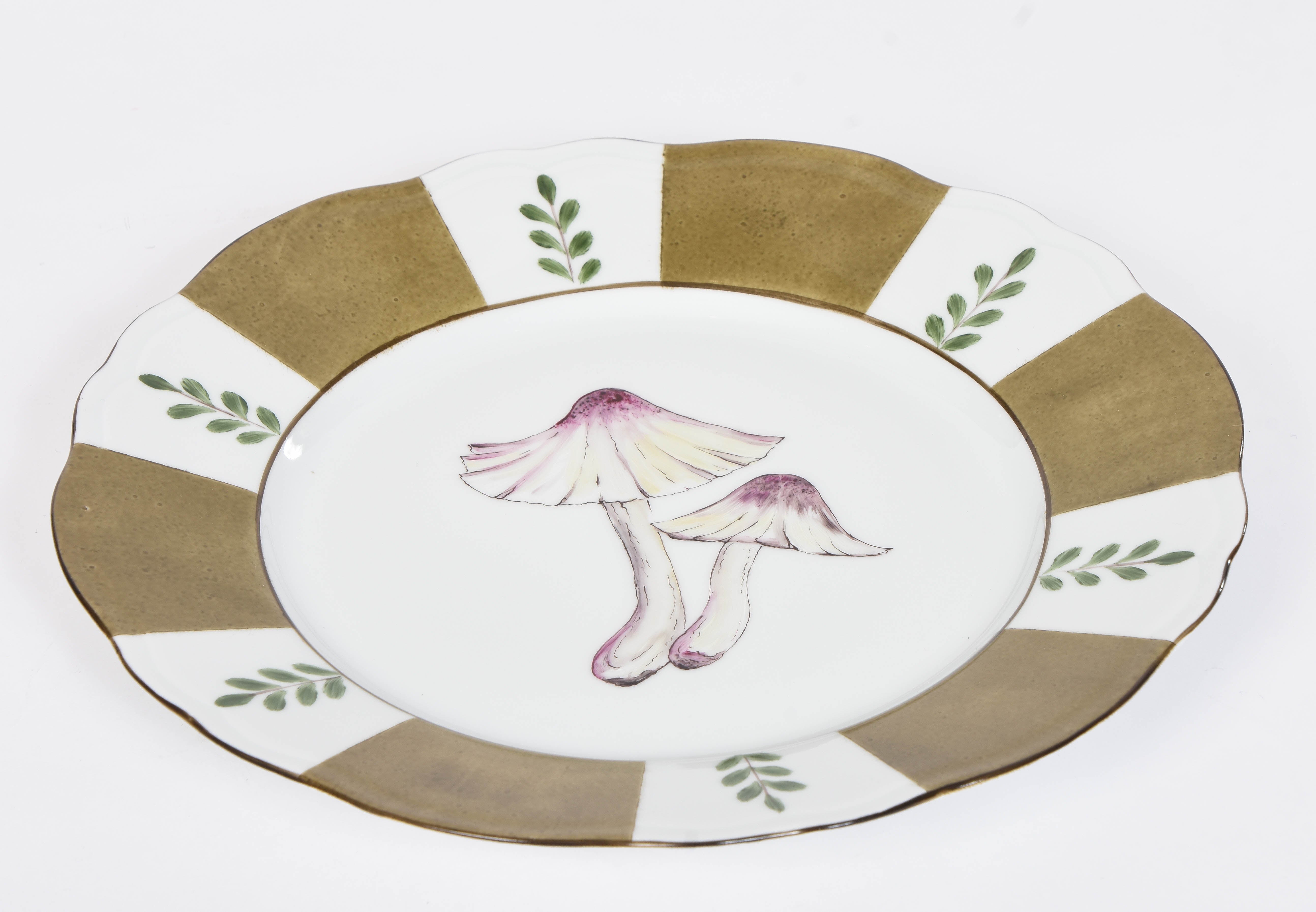 Hand Painted Mushroom Set