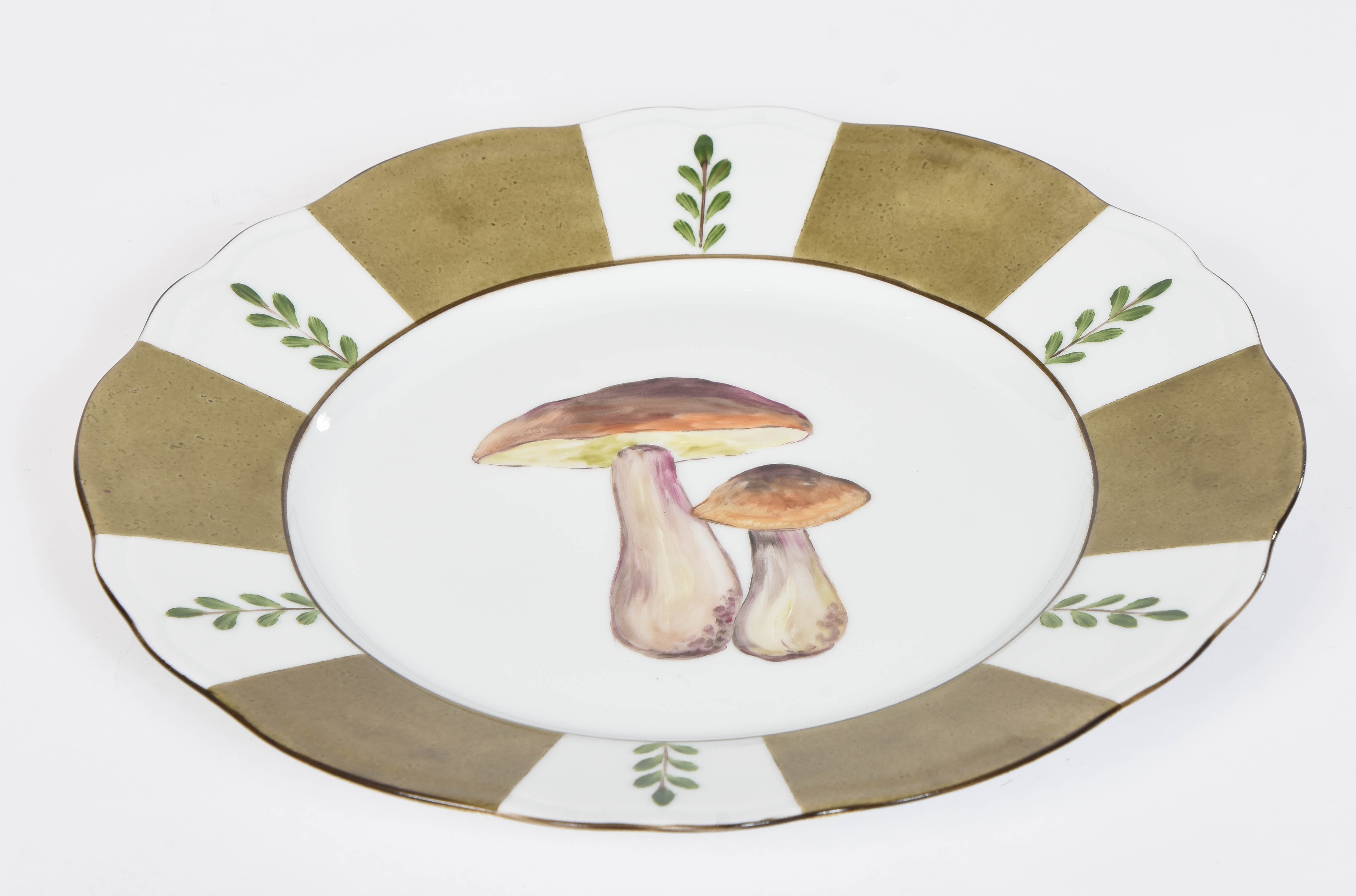 Hand Painted Mushroom Set