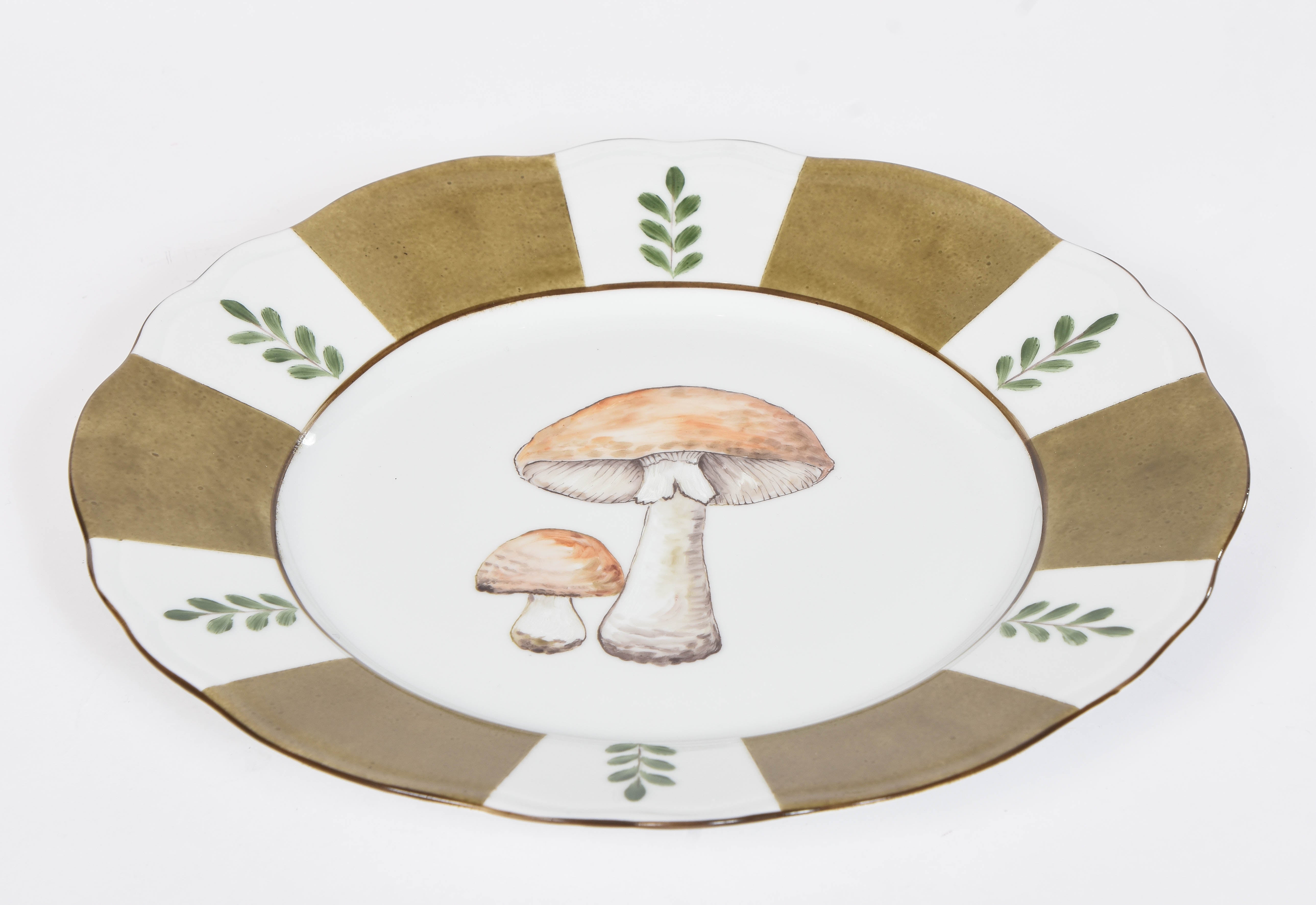 Hand Painted Mushroom Set