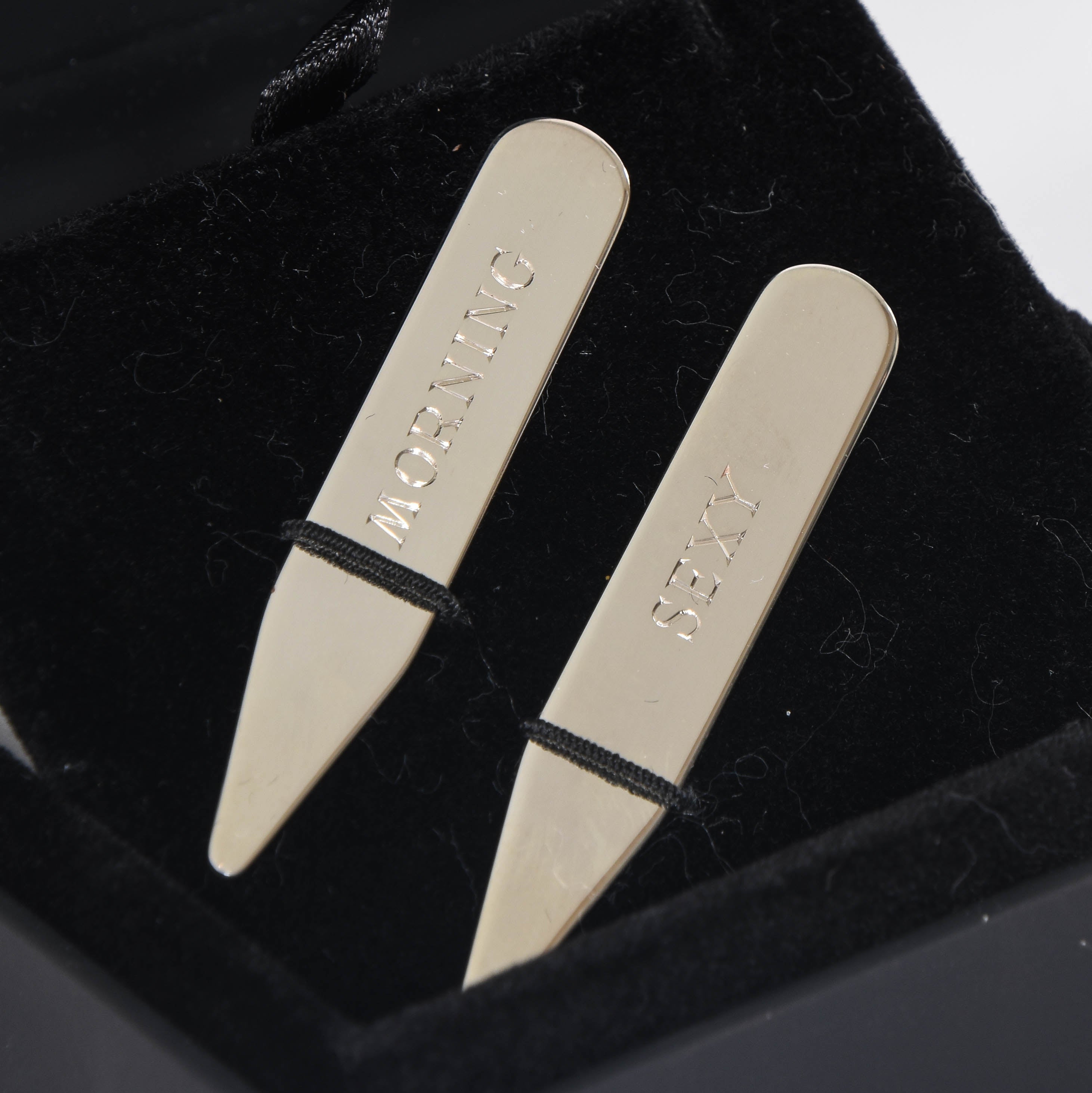 Silver Collar Stays