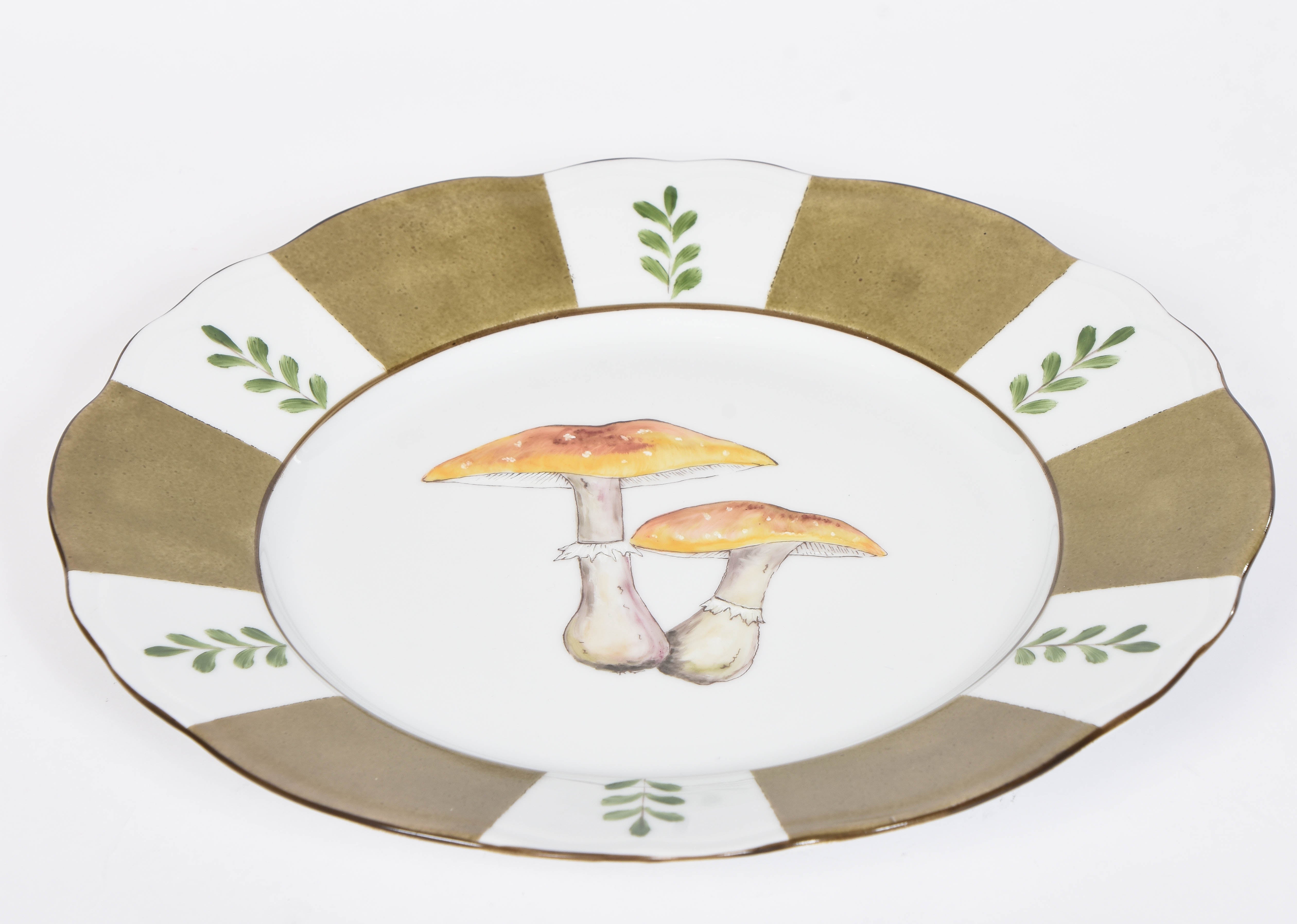 Hand Painted Mushroom Set